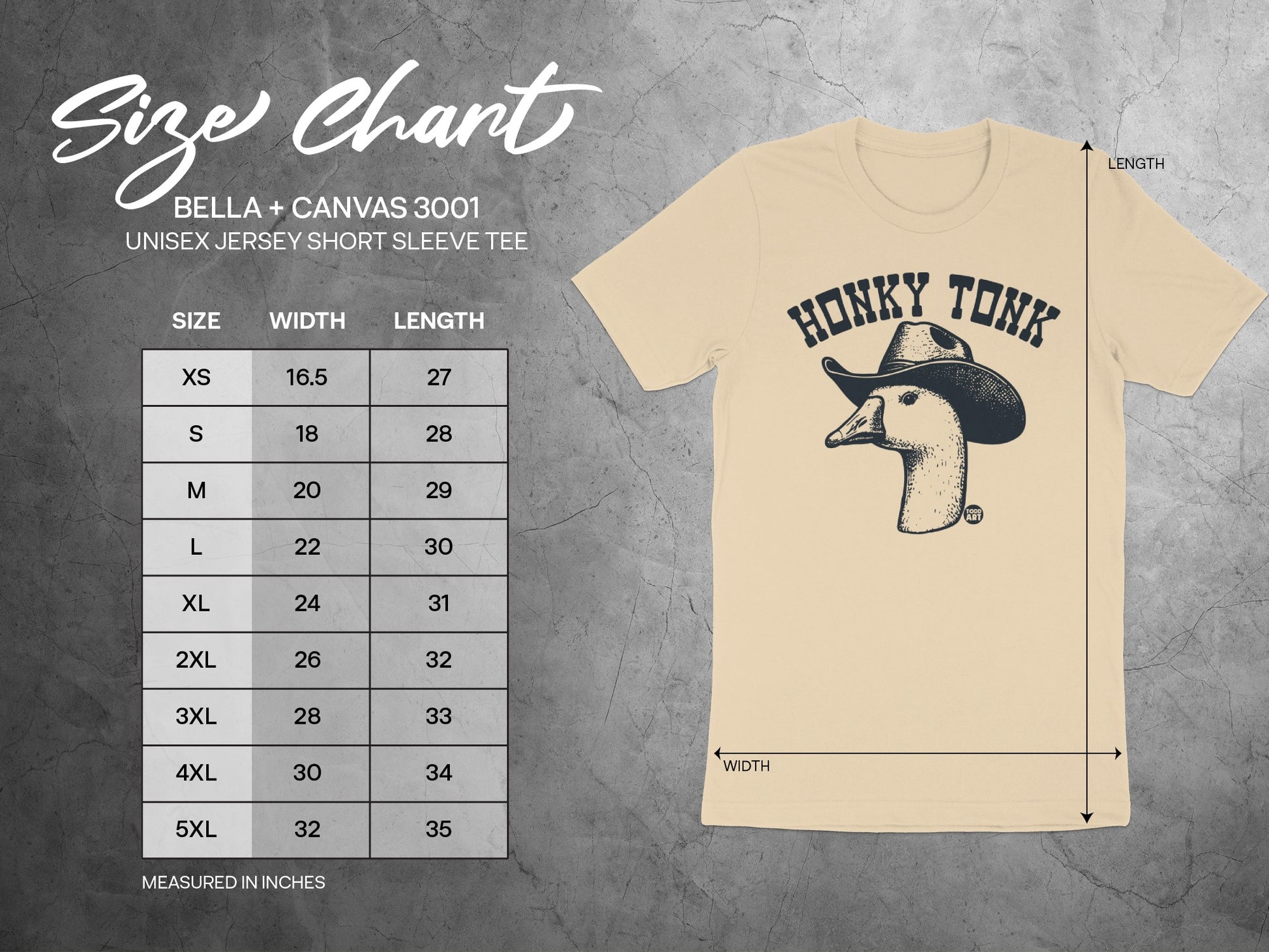 Honky Tonk Duck Cowboy Tee Unisex Jersey Short Sleeve product type