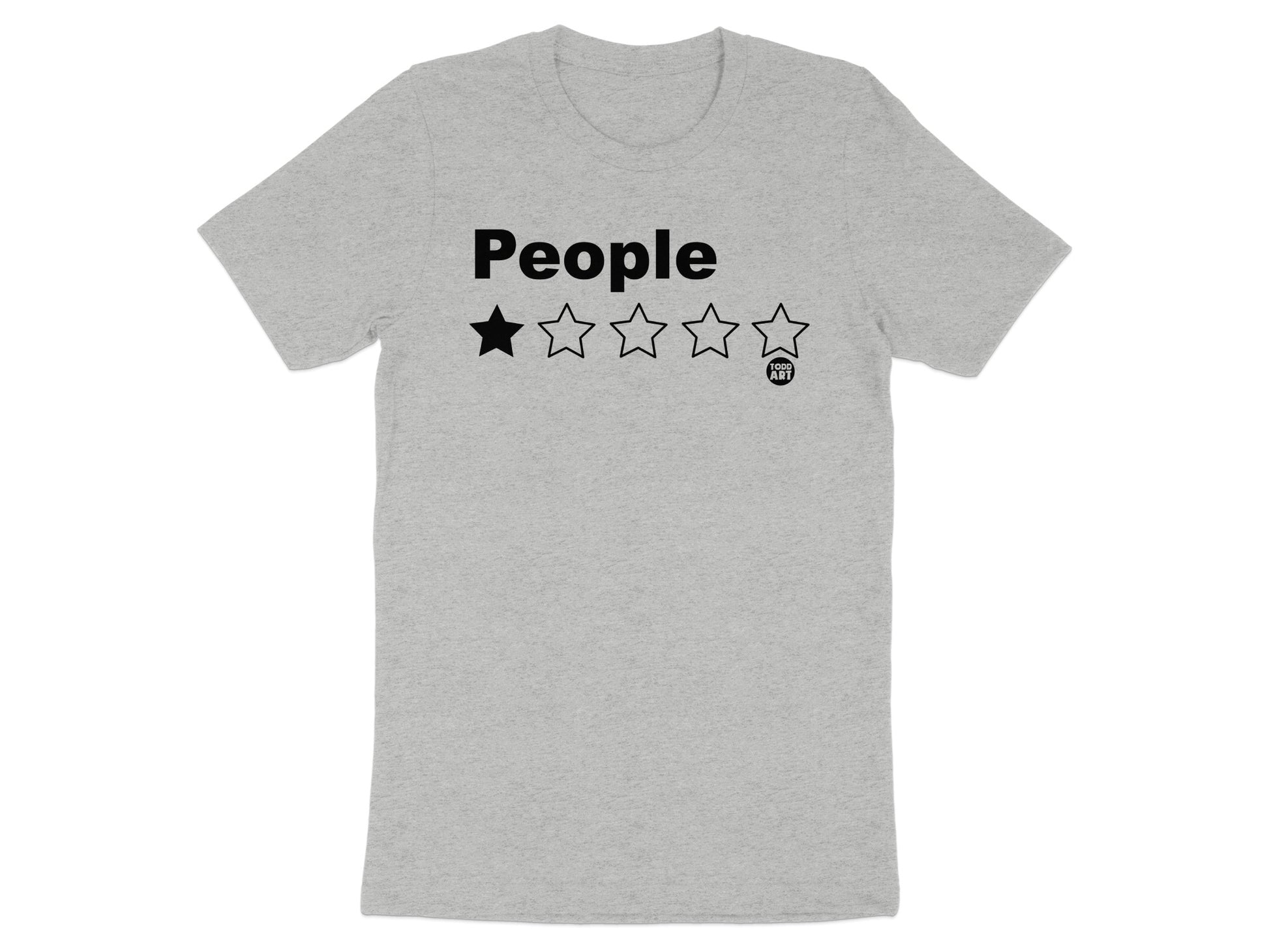 People One Star Rating Graphic T-shirt product type