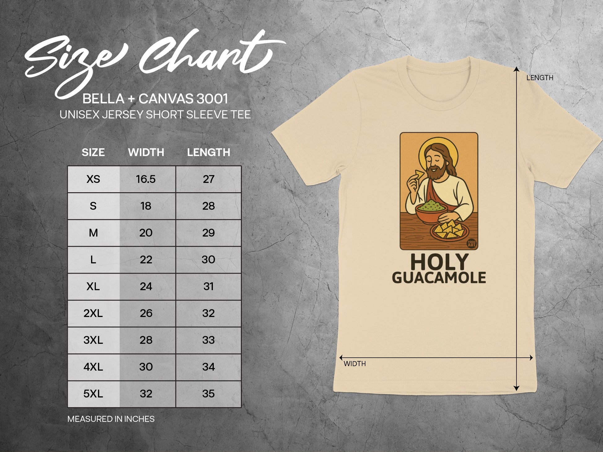 Holy Guacamole Graphic Unisex Jersey Short Sleeve Tee product type
