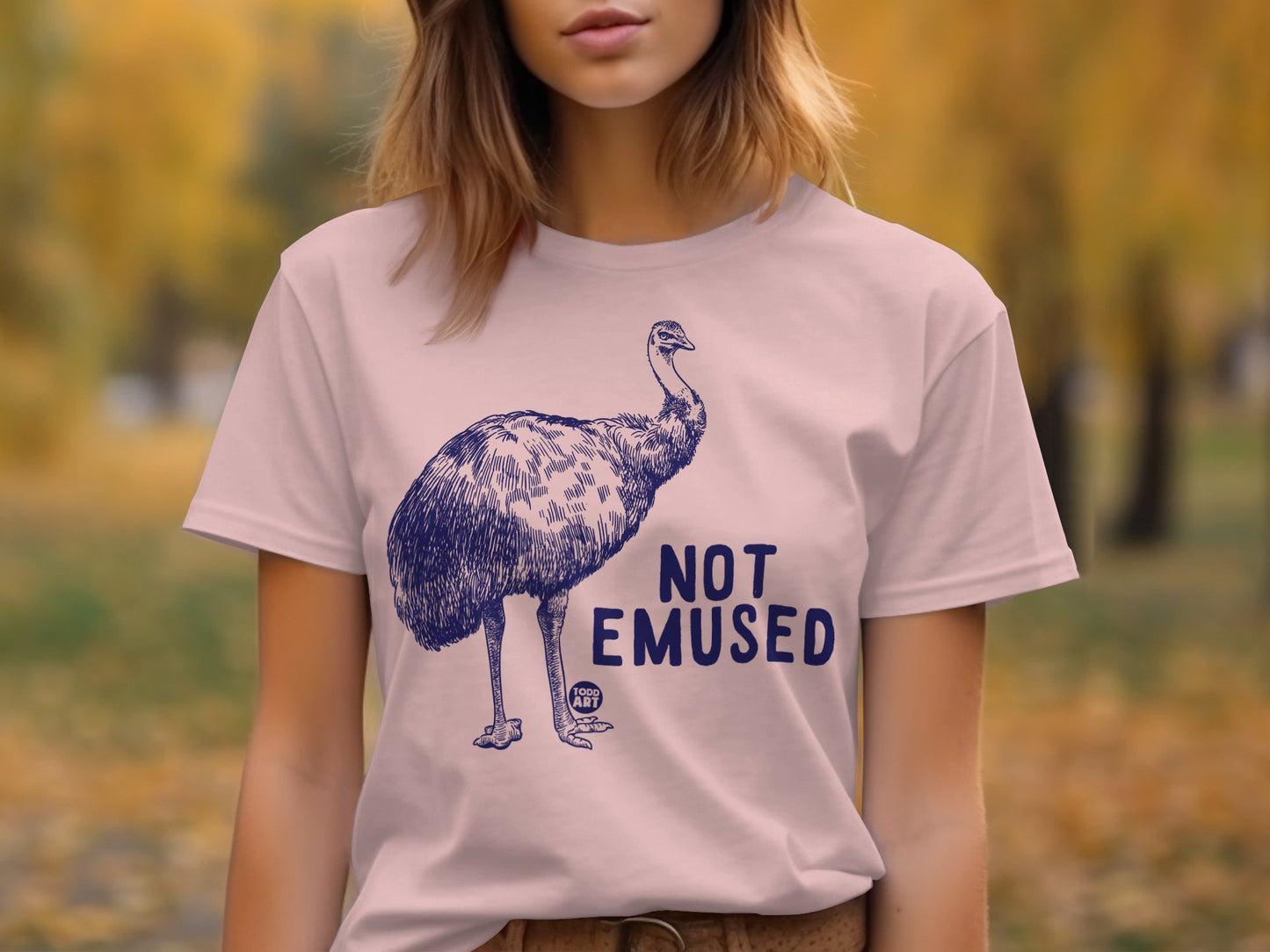 Not Emused Emu Graphic Women's T-Shirt product