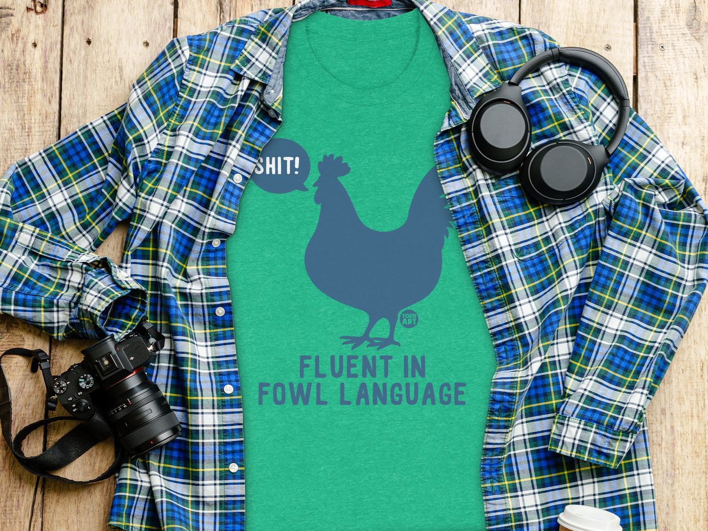 Fluent In Fowl Language Graphic Tee product