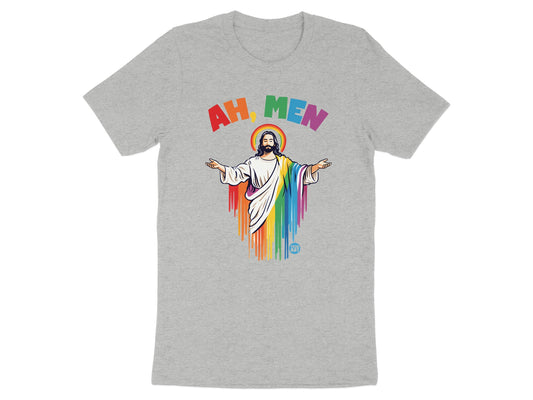 Ah Men Colorful Graphic Jesus Design Shirt product type