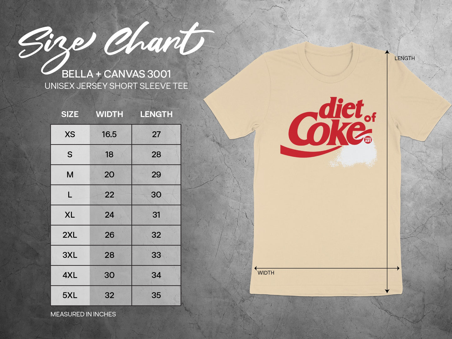Diet Coke Unisex Jersey Short Sleeve Tee Shirt