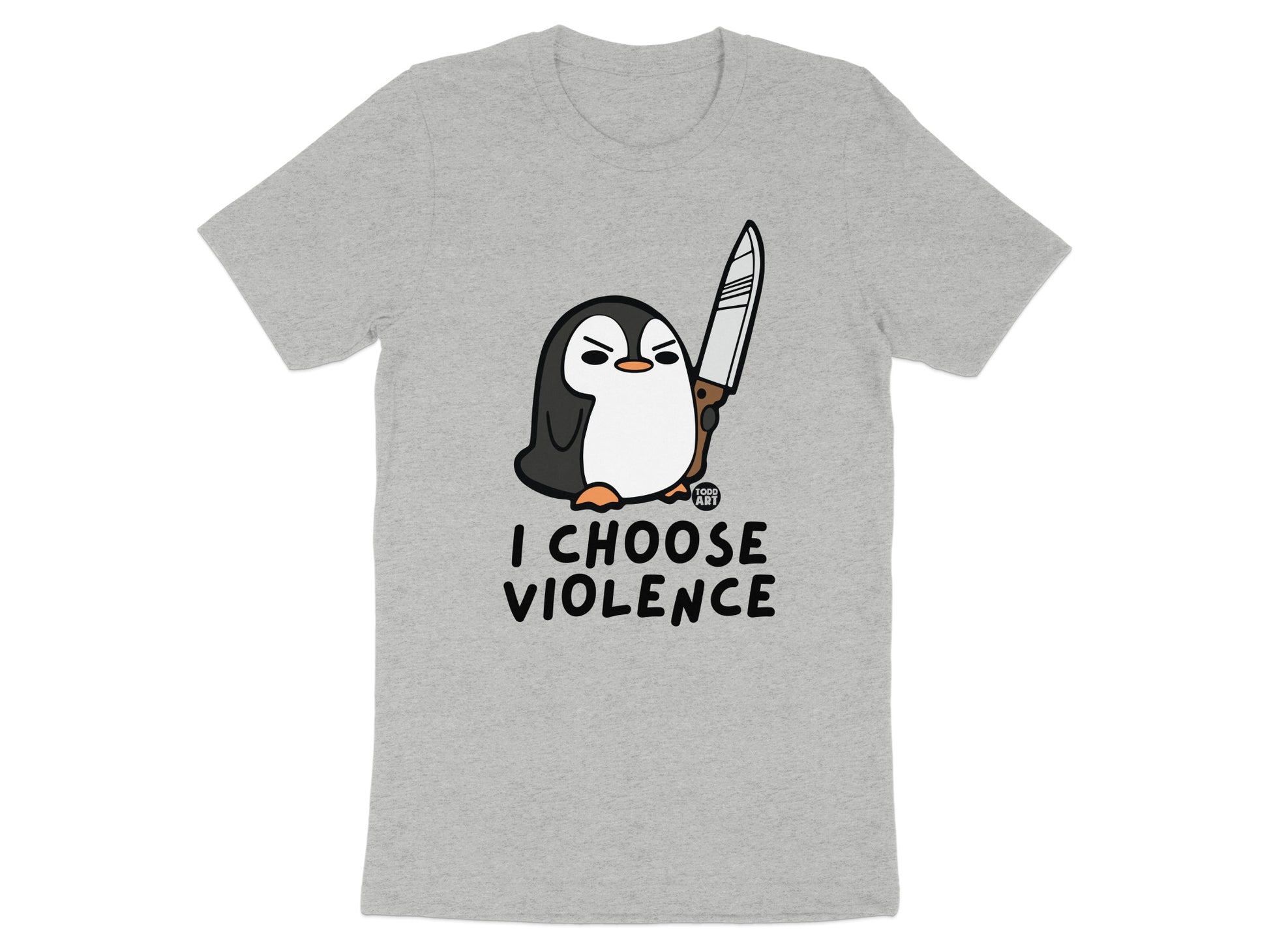 I Choose Violence Penguin Shirt Graphic Tee Product
