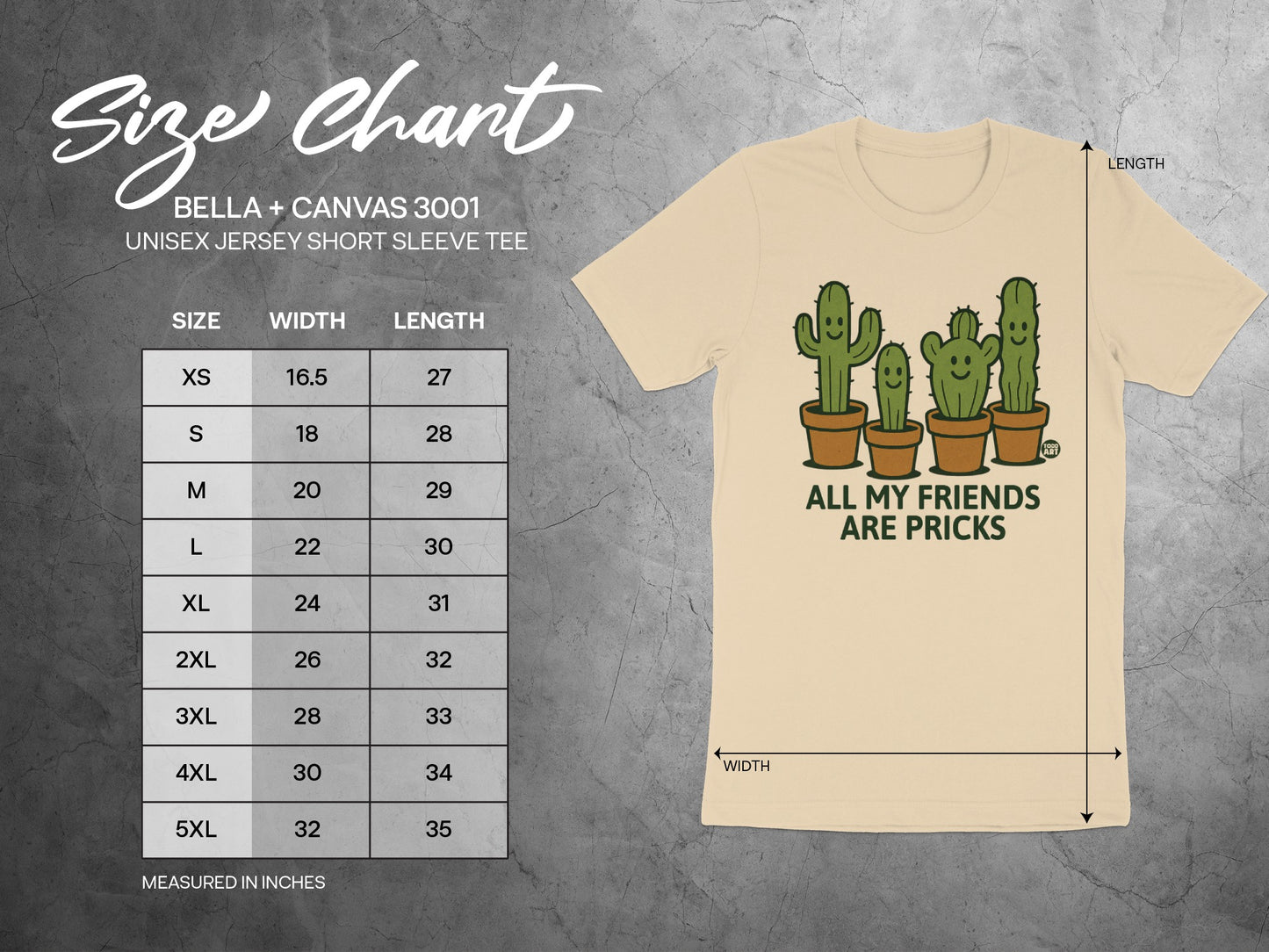 All My Friends Are Pricks Unisex Short Sleeve Tee product type