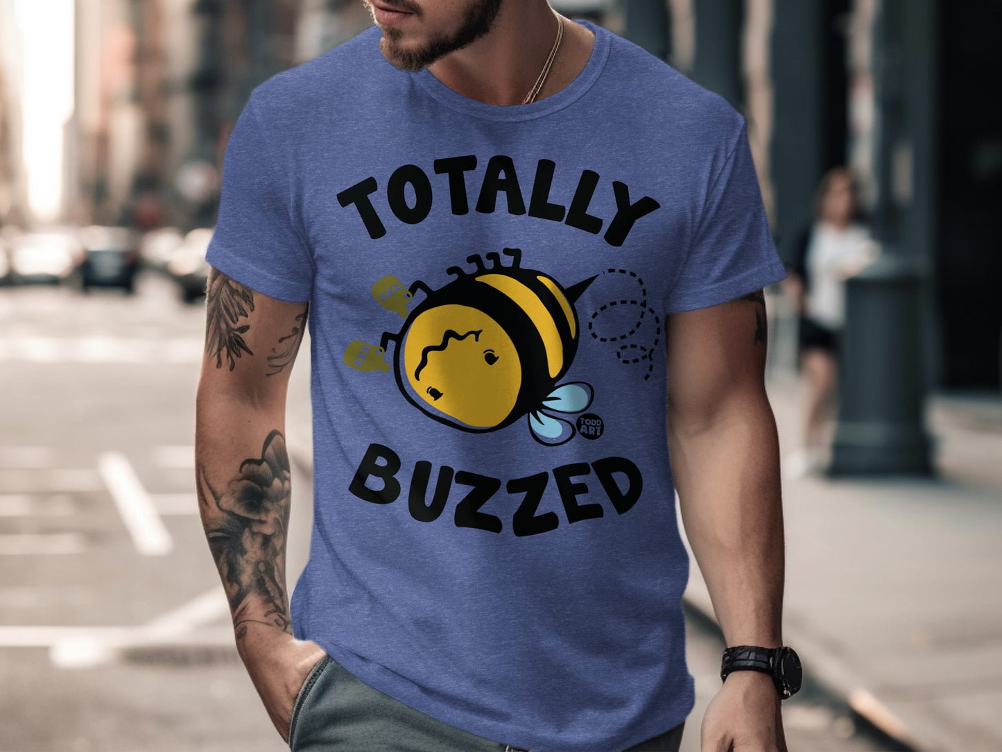 Totally Buzzed Graphic Printed Tee product