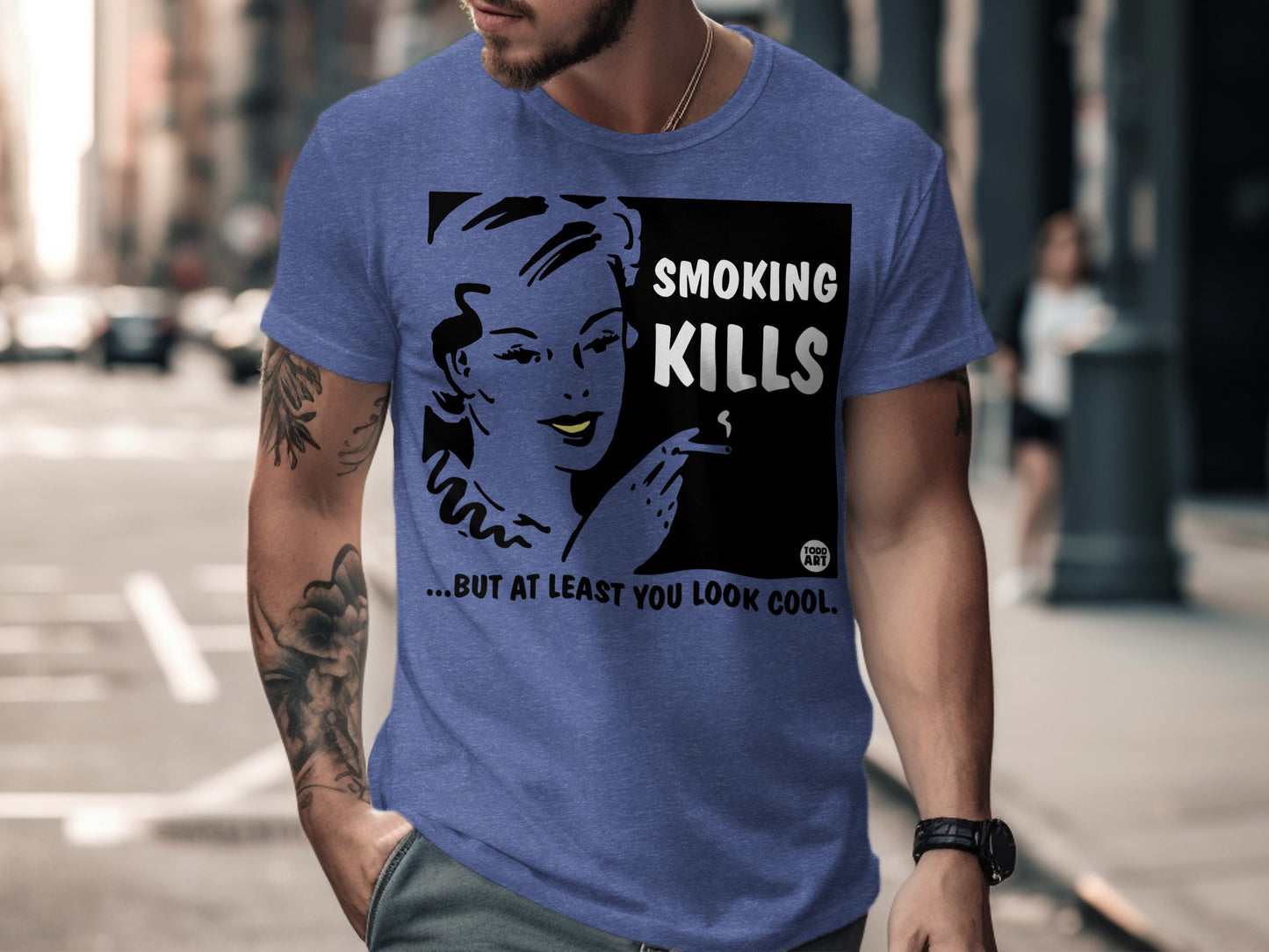 Smoking Kills But At Least You Look Cool Shirt