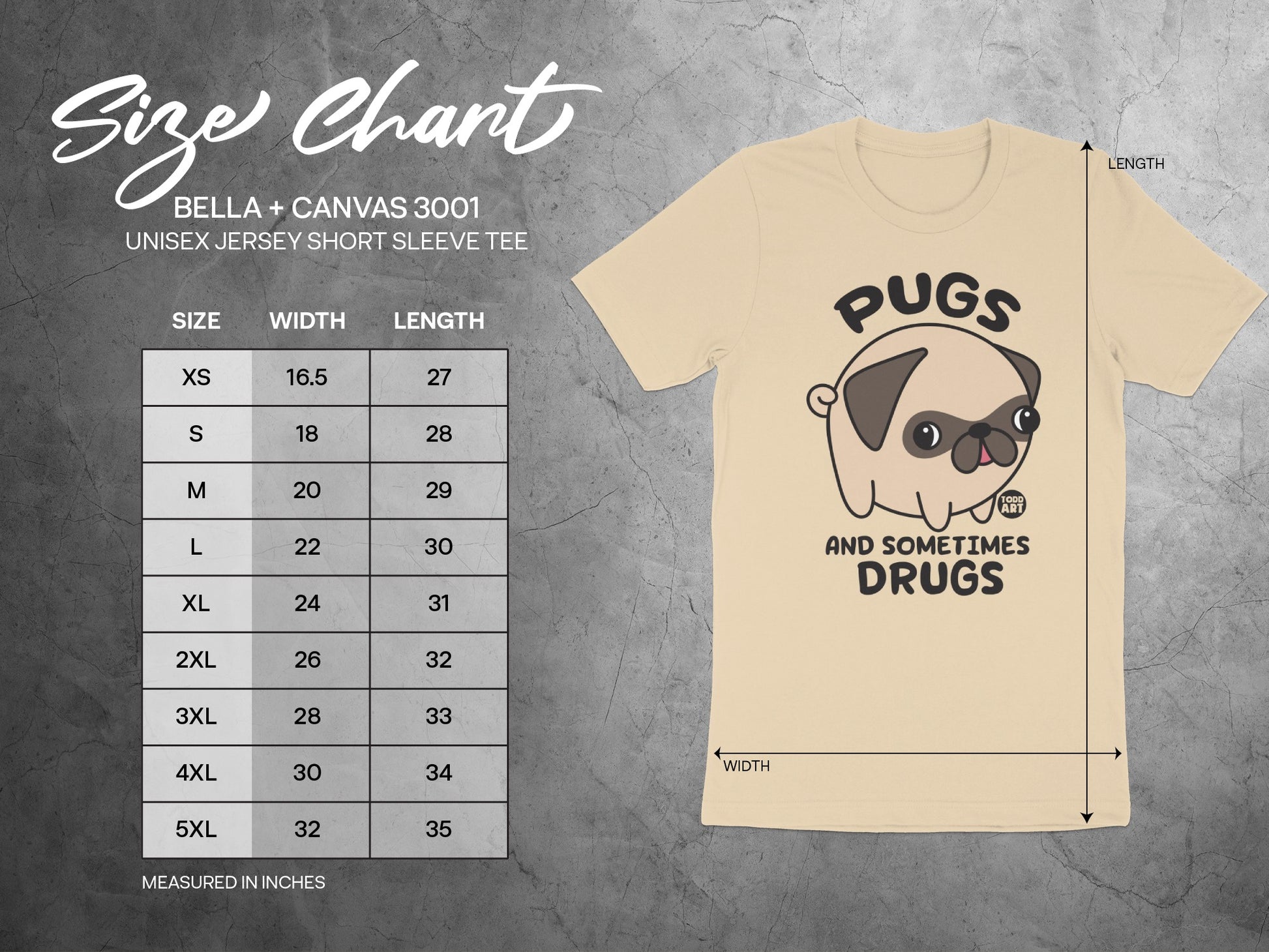 Pugs And Sometimes Drugs Unisex Jersey Shirt product