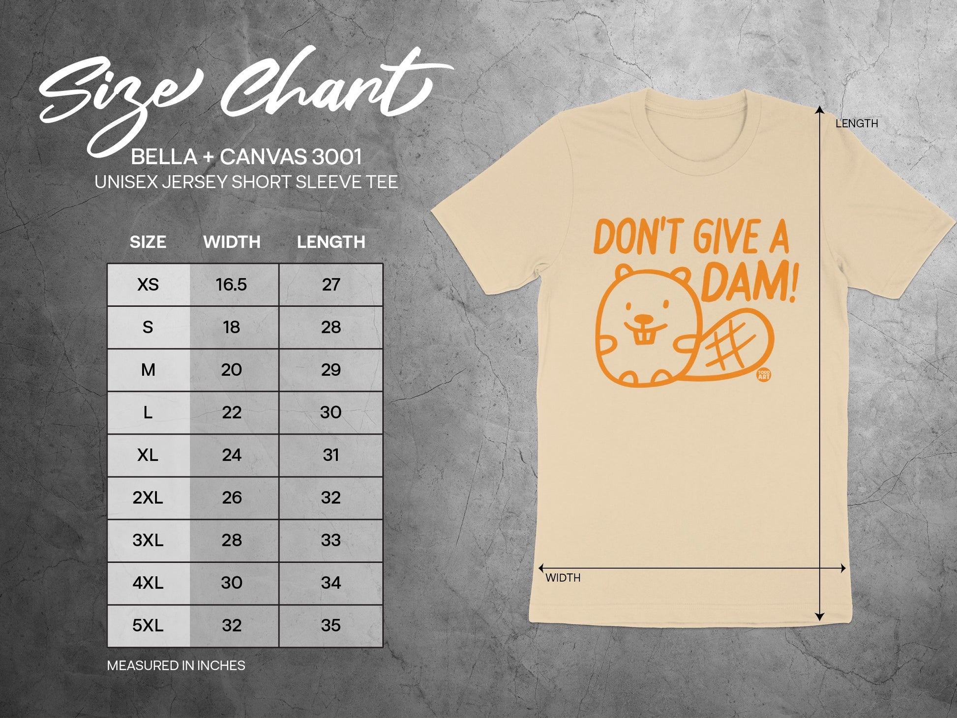 Don't Give a Dam Unisex Short Sleeve Tee product