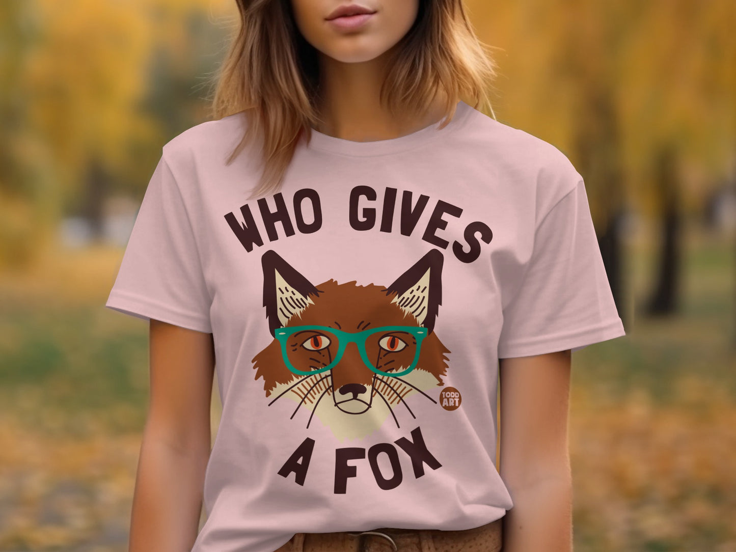 Who Gives A Fox Graphic Tee Shirt product