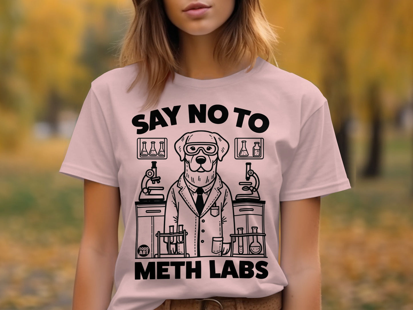 Say No to Meth Labs Fun Graphic Tee product