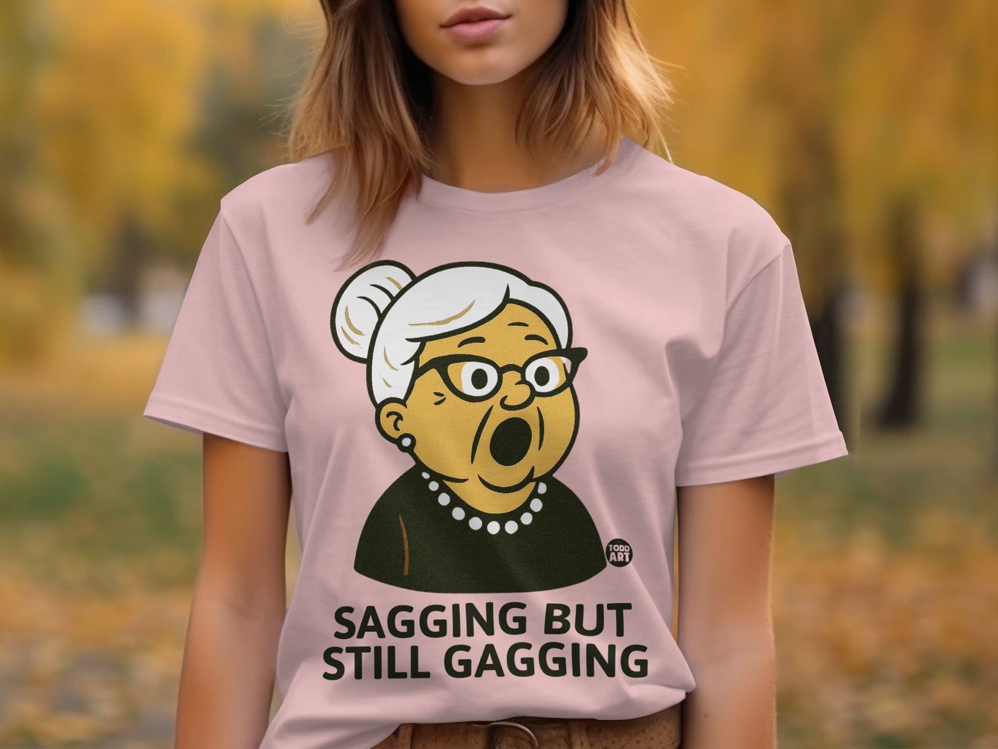 Sagging But Still Gagging Funny T-Shirt product