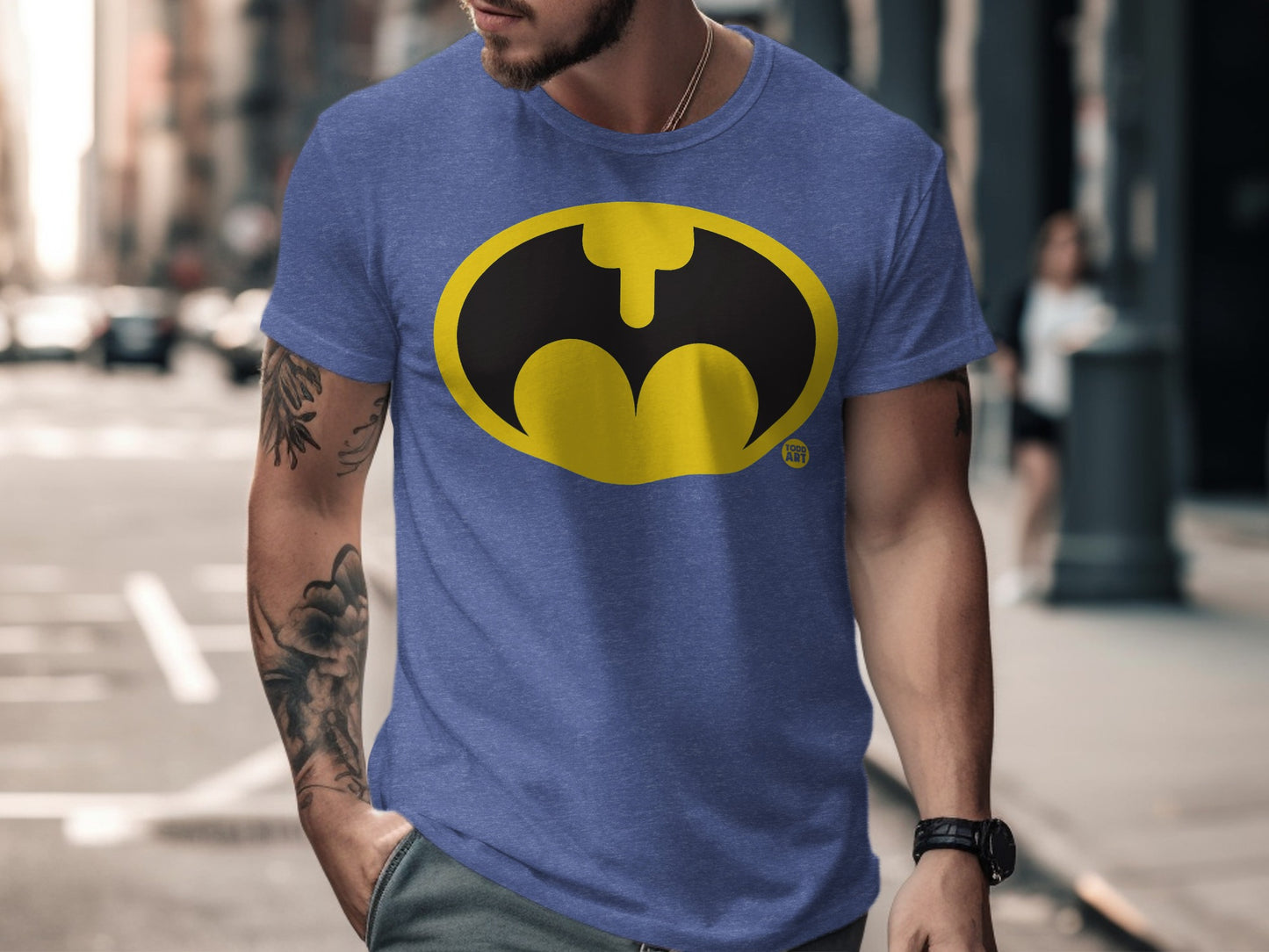 Batman Logo Blue Unisex T-Shirt trendy product