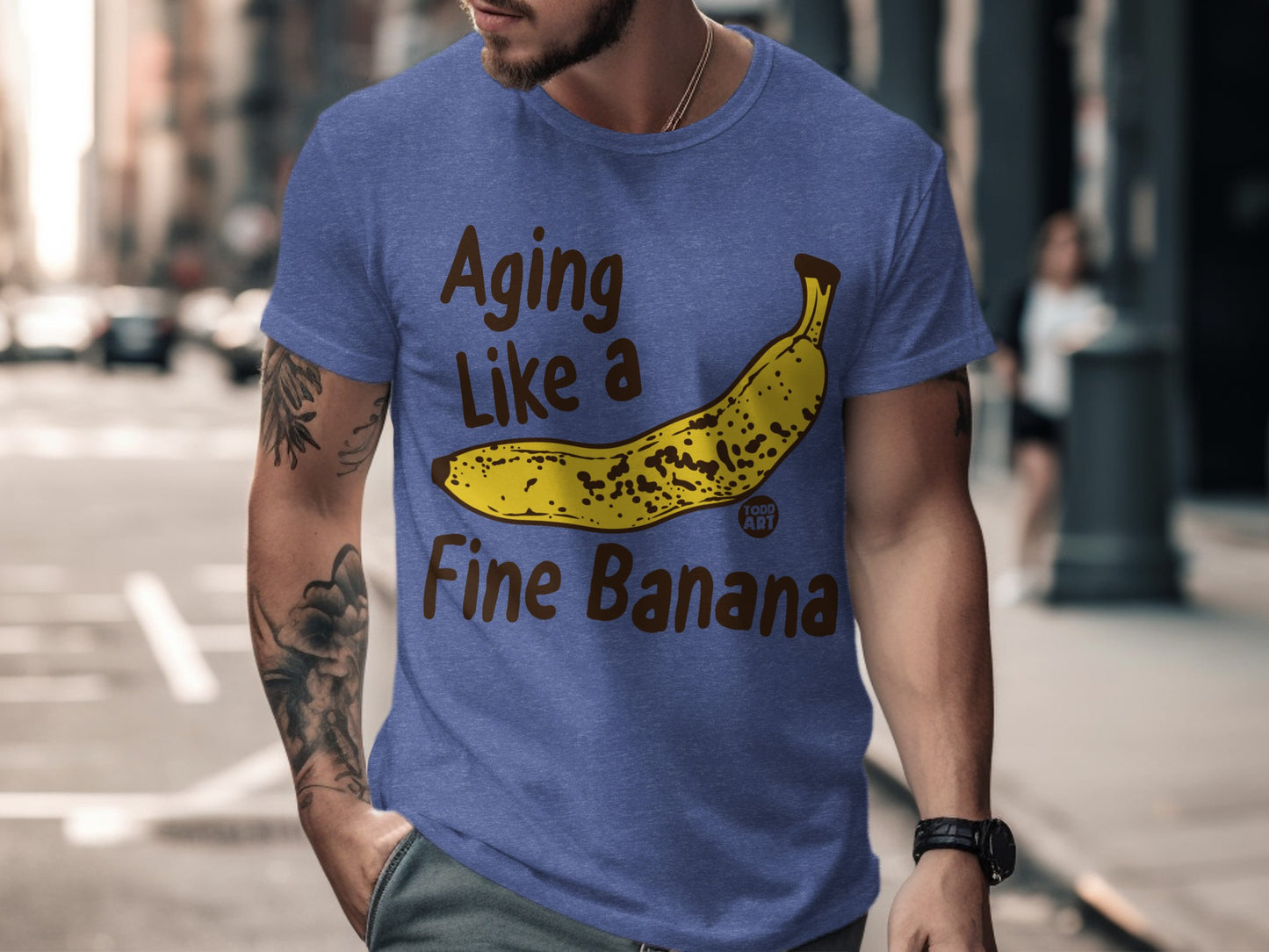 Aging Like a Fine Banana Graphic T-Shirt product