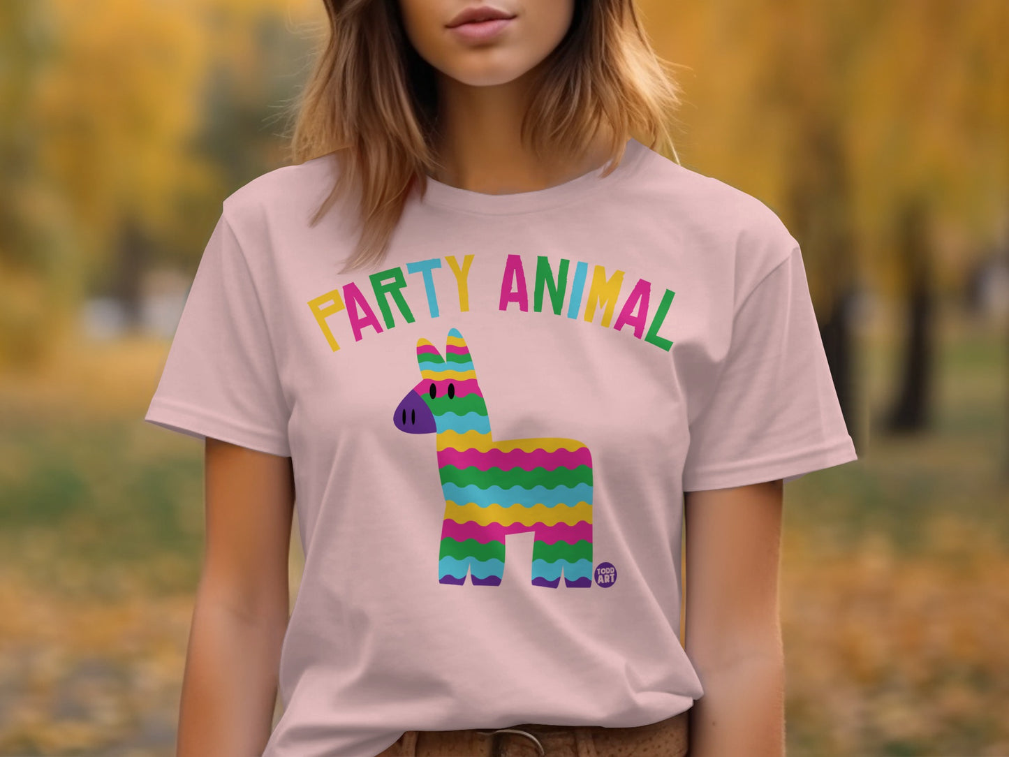 Party Animal Colorful Striped Shirt product type