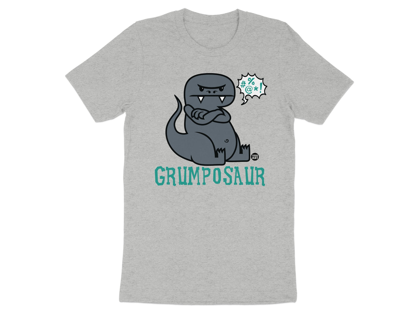 Grumposaur Cartoon Dinosaur Graphic T-Shirt product