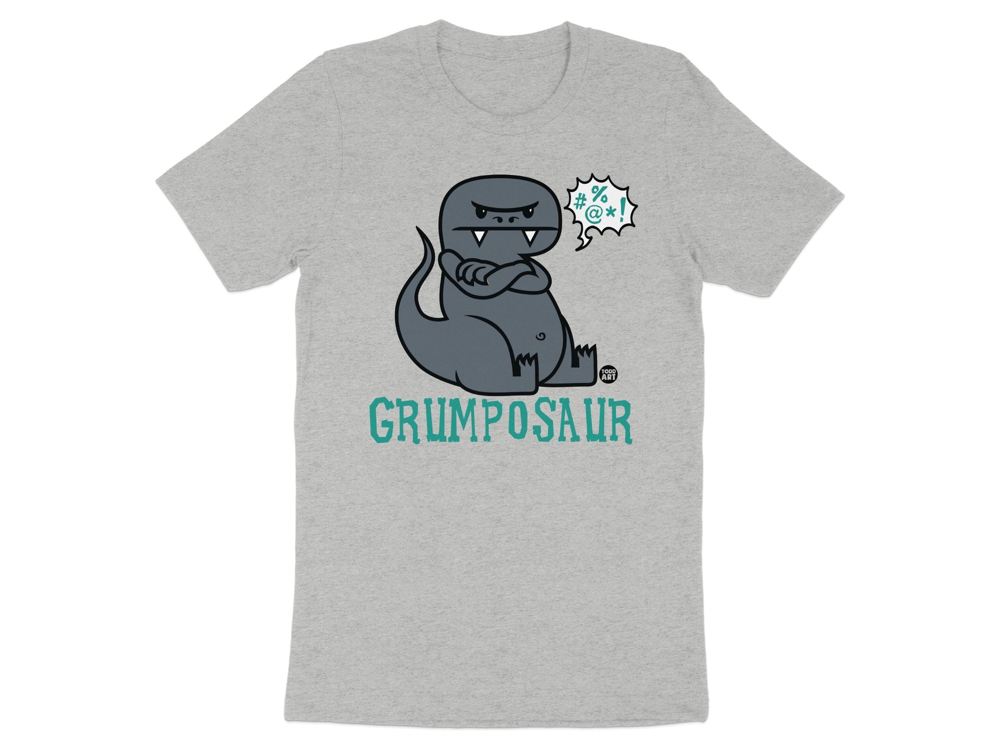 Grumposaur Cartoon Dinosaur Graphic T-Shirt product
