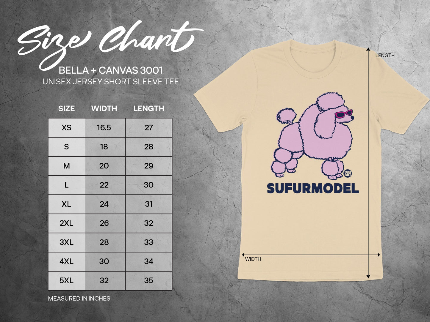 Sufurmodel Pink Poodle Graphic Jersey Short Sleeve Tee product