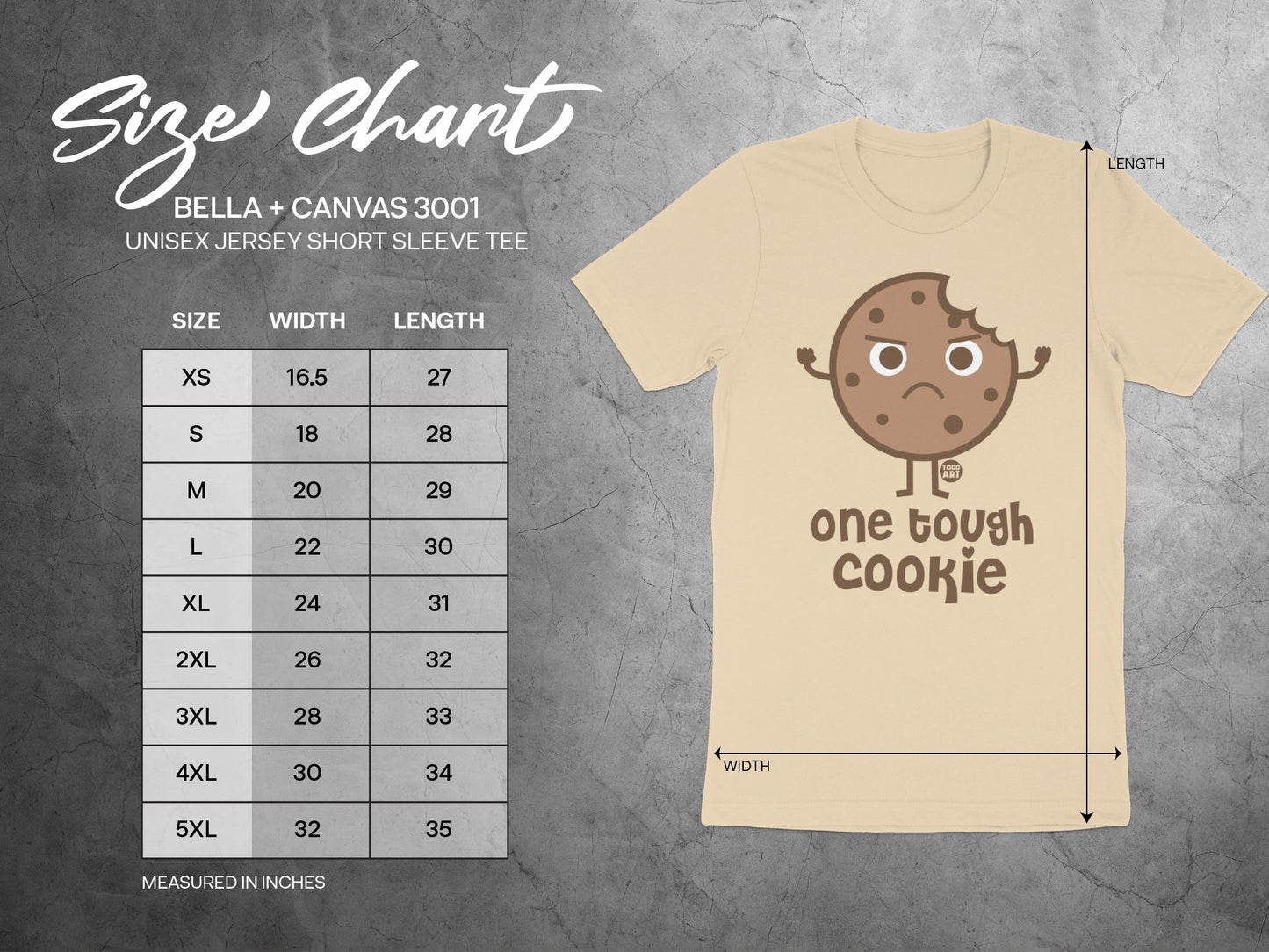One Tough Cookie Graphic Unisex Shirt Product