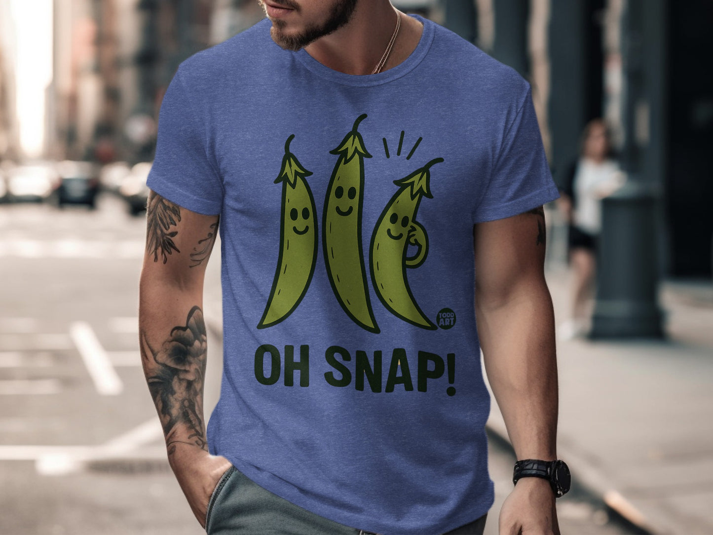 Oh Snap! Happy Peas Graphic T-Shirt