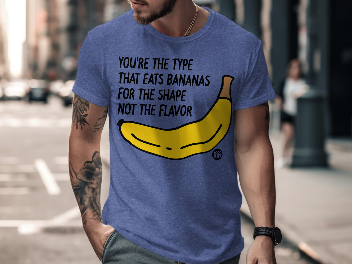 Funny Banana Graphic Tee Novelty T-Shirt product