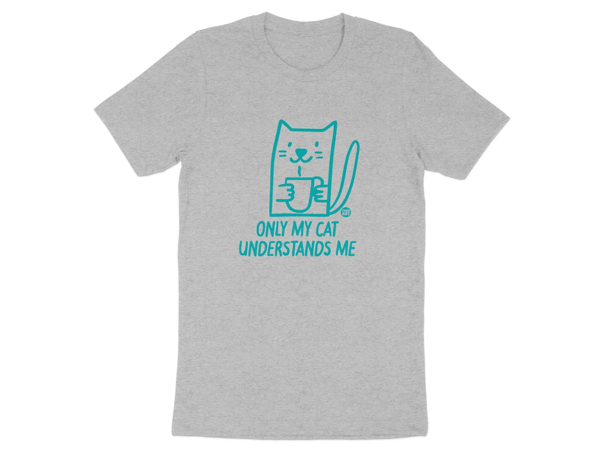 Only My Cat Understands Me Funny Graphic T-Shirt product