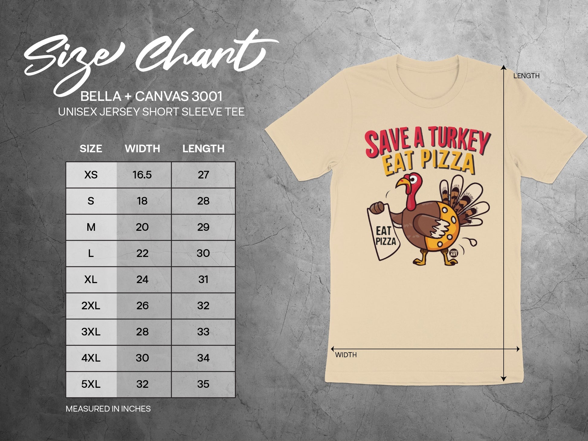Save A Turkey Eat Pizza Unisex T-Shirt