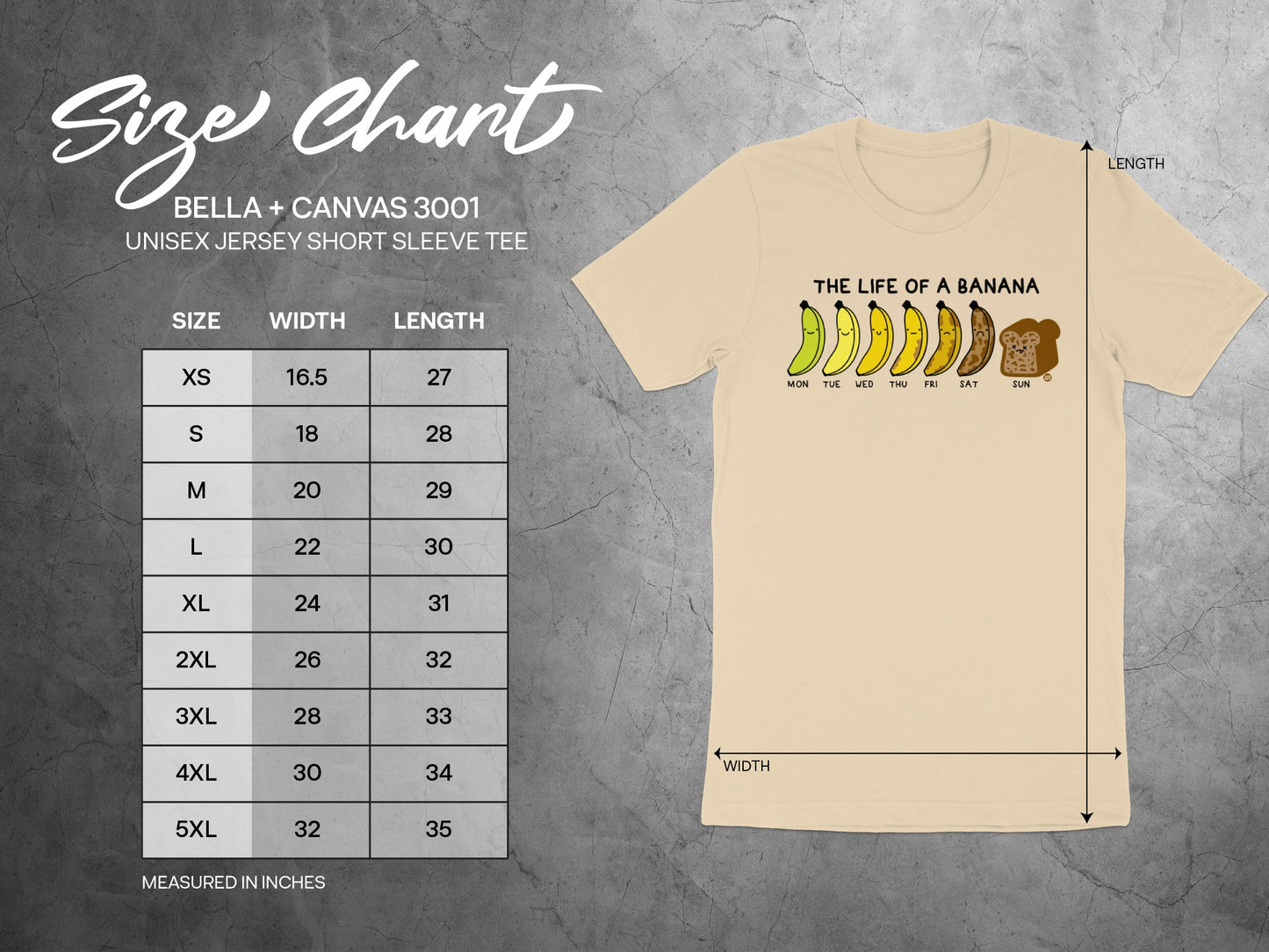 The Life of a Banana Graphic Unisex Tee product