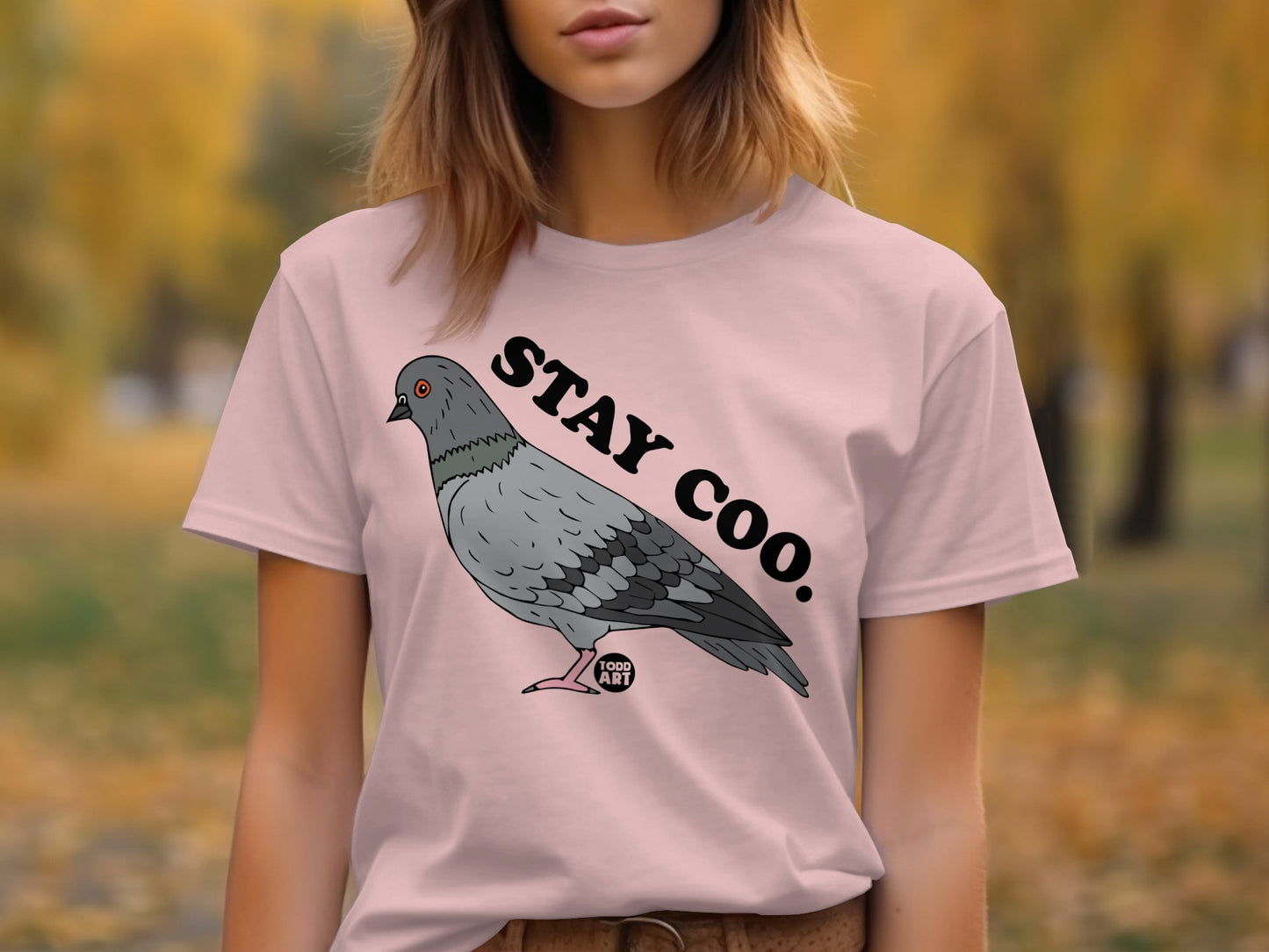 Stay Coo With Cool Pigeon Graphic T-Shirt product