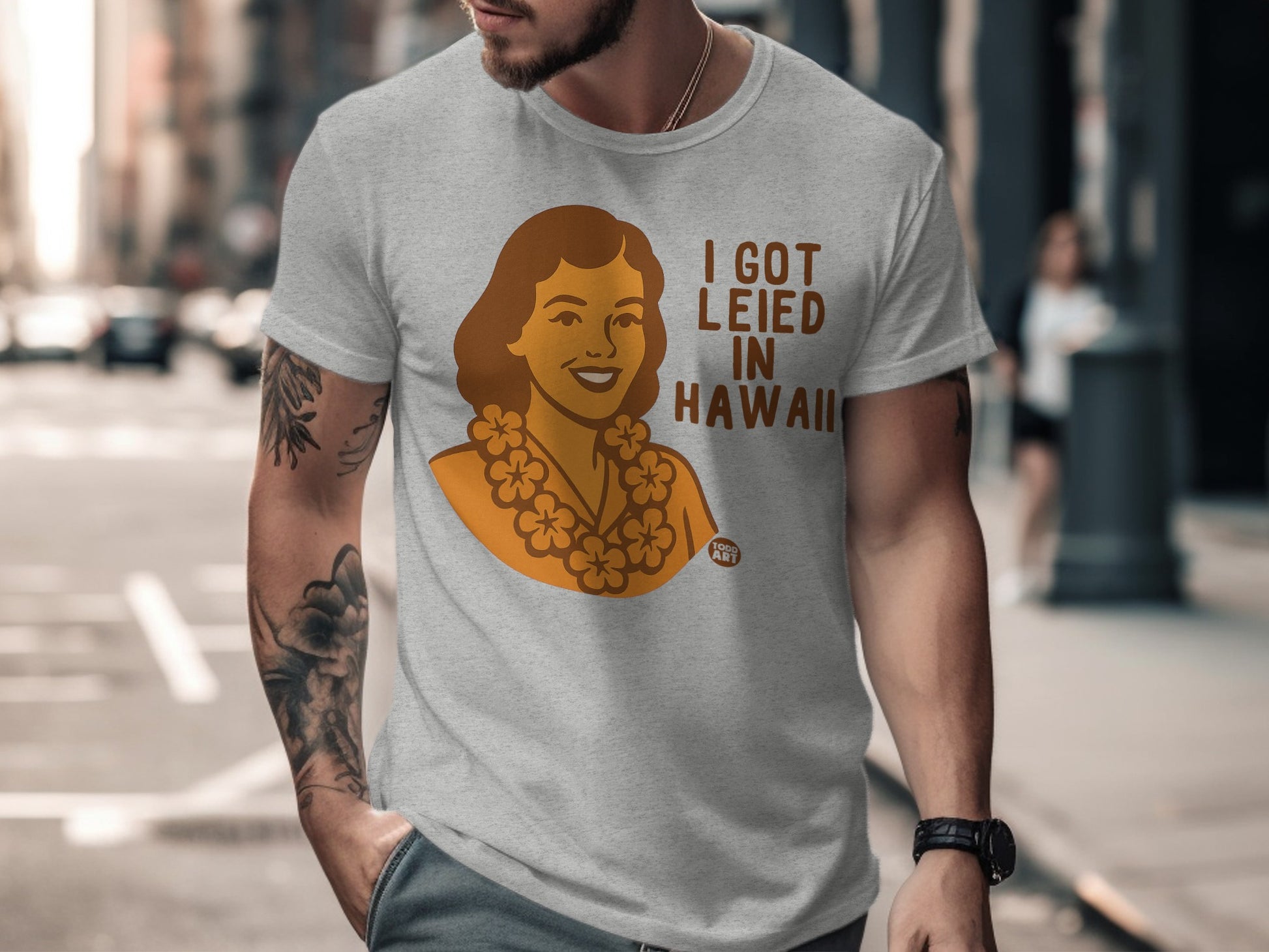 I Got Lei'd In Hawaii Graphic T-Shirt Product