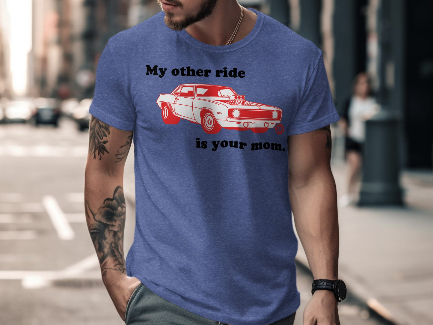 My other ride is your mom printed t-shirt product