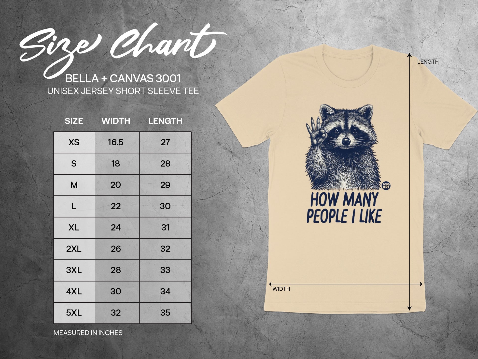 How Many People I Like Raccoon Design Shirt