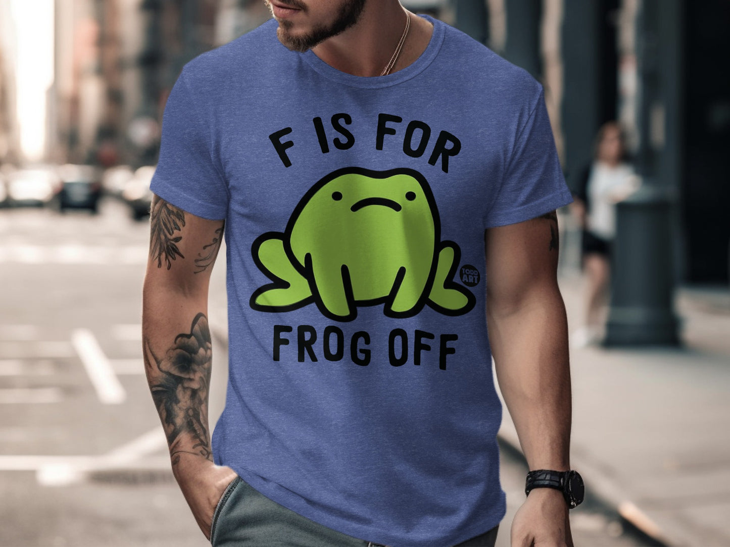 F is for Frog Off Statement Tee Shirt product type