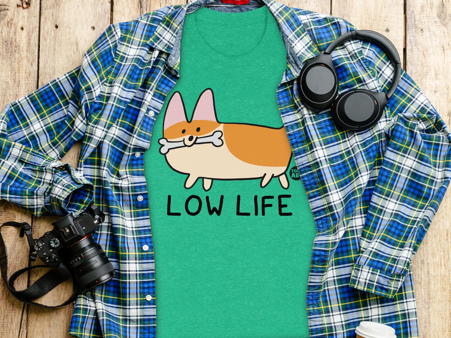 Low Life Corgi Graphic Tee Shirt product type