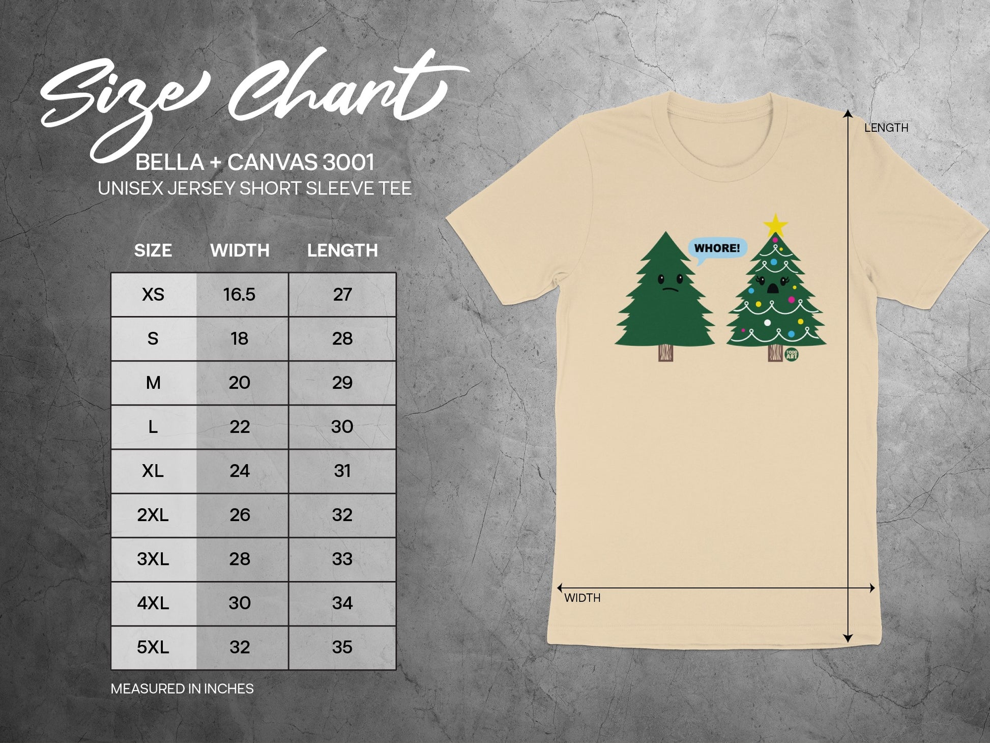Christmas Tree Character Design Short Sleeve Tee product