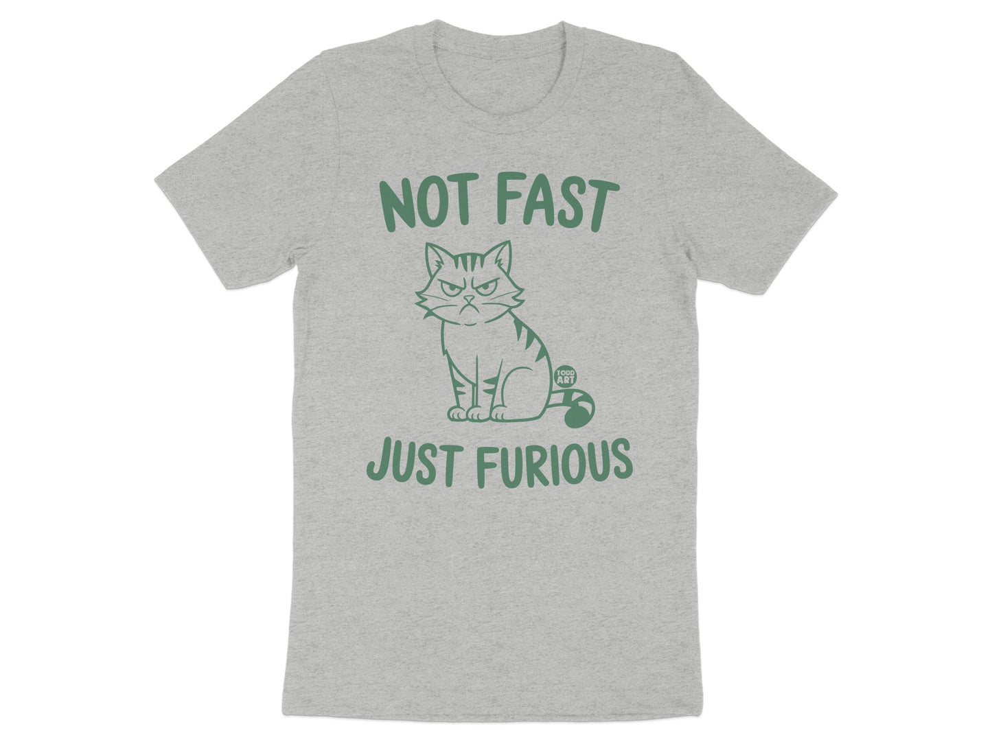 Not Fast Just Furious Cat Graphic T-shirt product