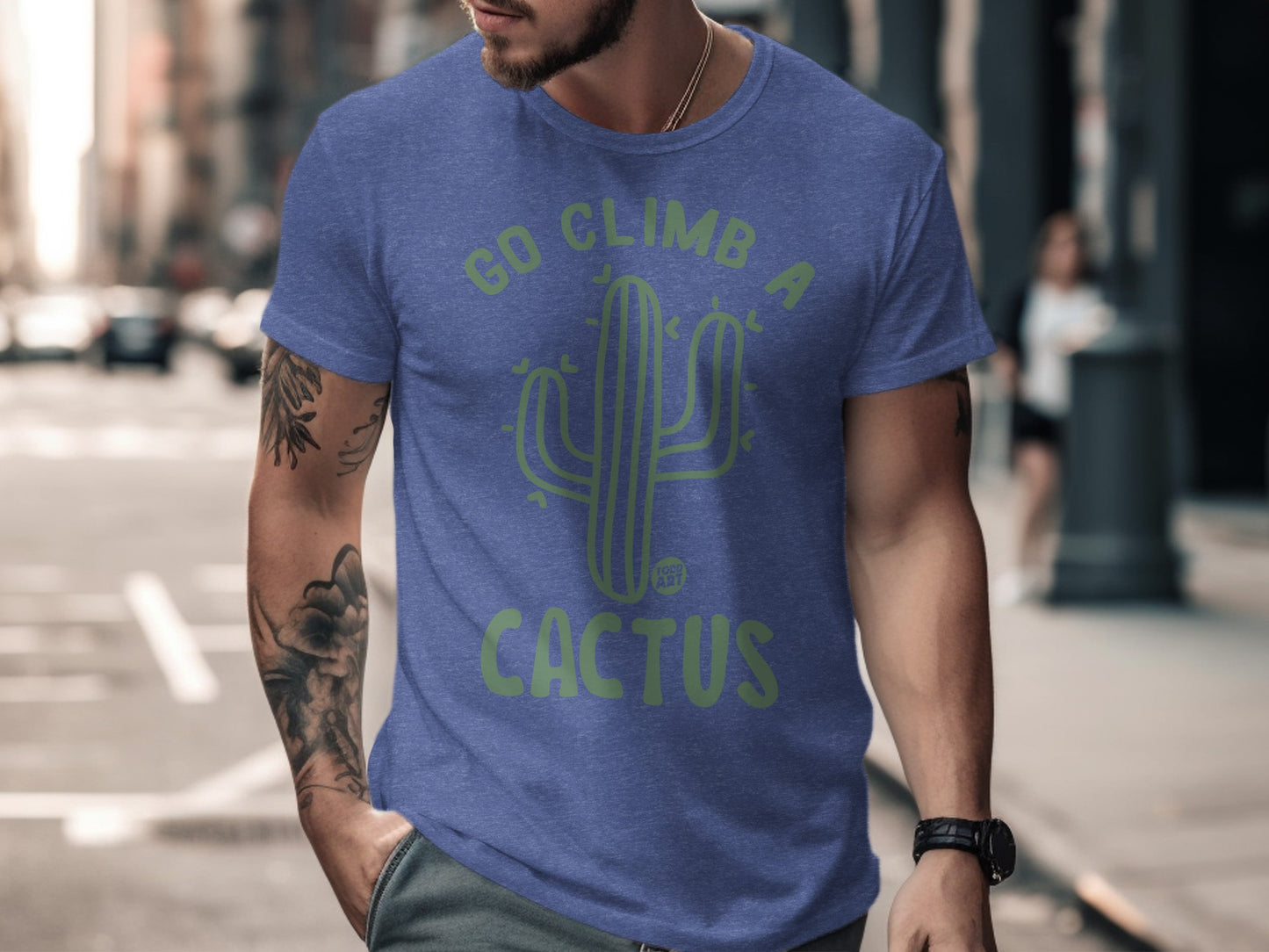 Go Climb A Cactus Graphic T-shirt product type
