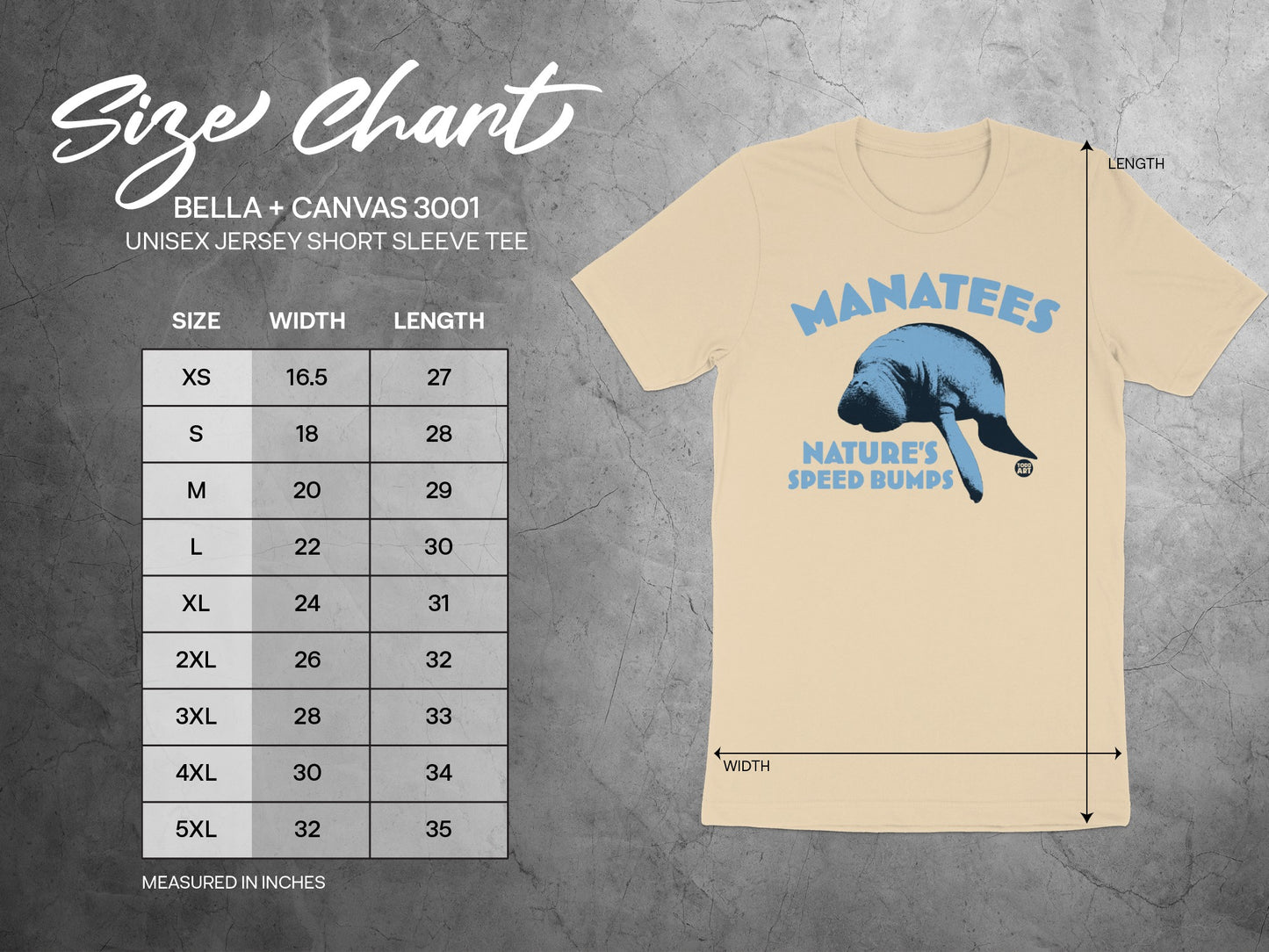 Manatees Speed Bumps Unisex Jersey Short Sleeve Tee product