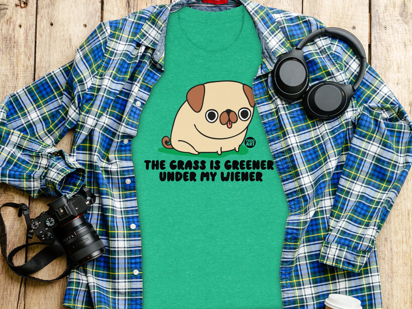 The Grass Is Greener Under My Wiener T-shirt product