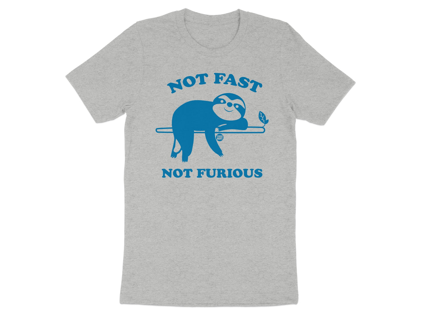 Not Fast Not Furious Relaxed Sloth Graphic Tee