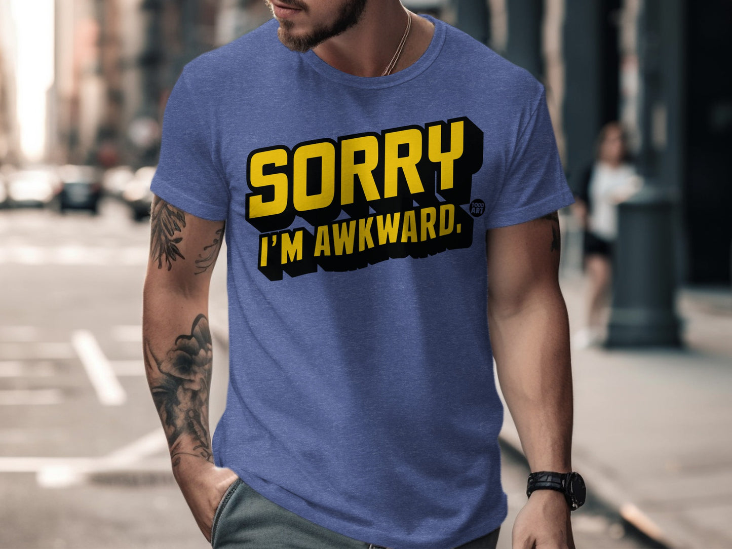 Sorry I'm Awkward Statement T-Shirt product type