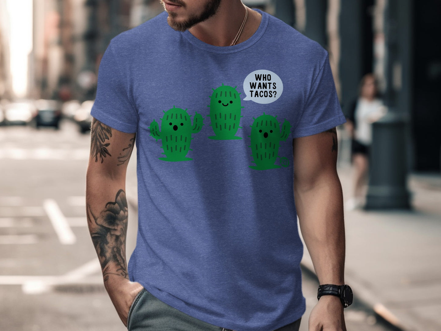 Funny Cactus Saying Who Wants Tacos Shirt product type