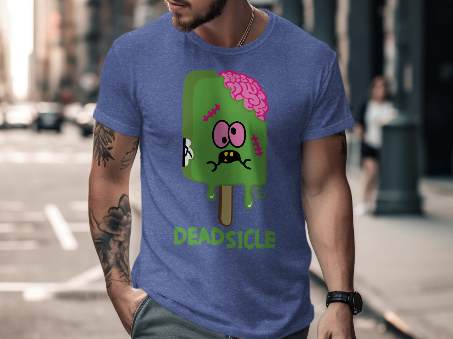 Dead Sicle Ice Cream Zombie Popsicle Style Shirt