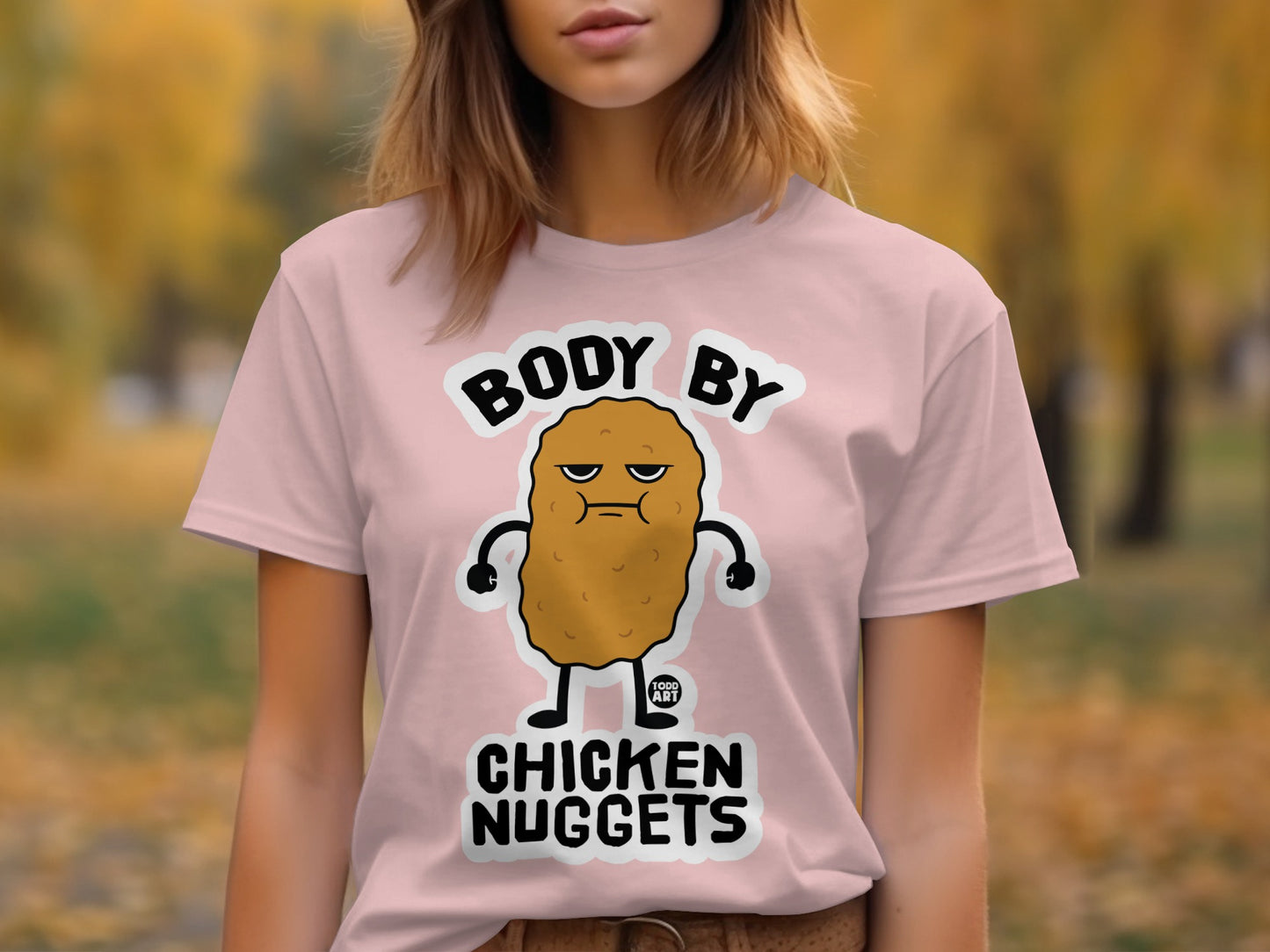 Body by Chicken Nuggets Humorous T-shirt product