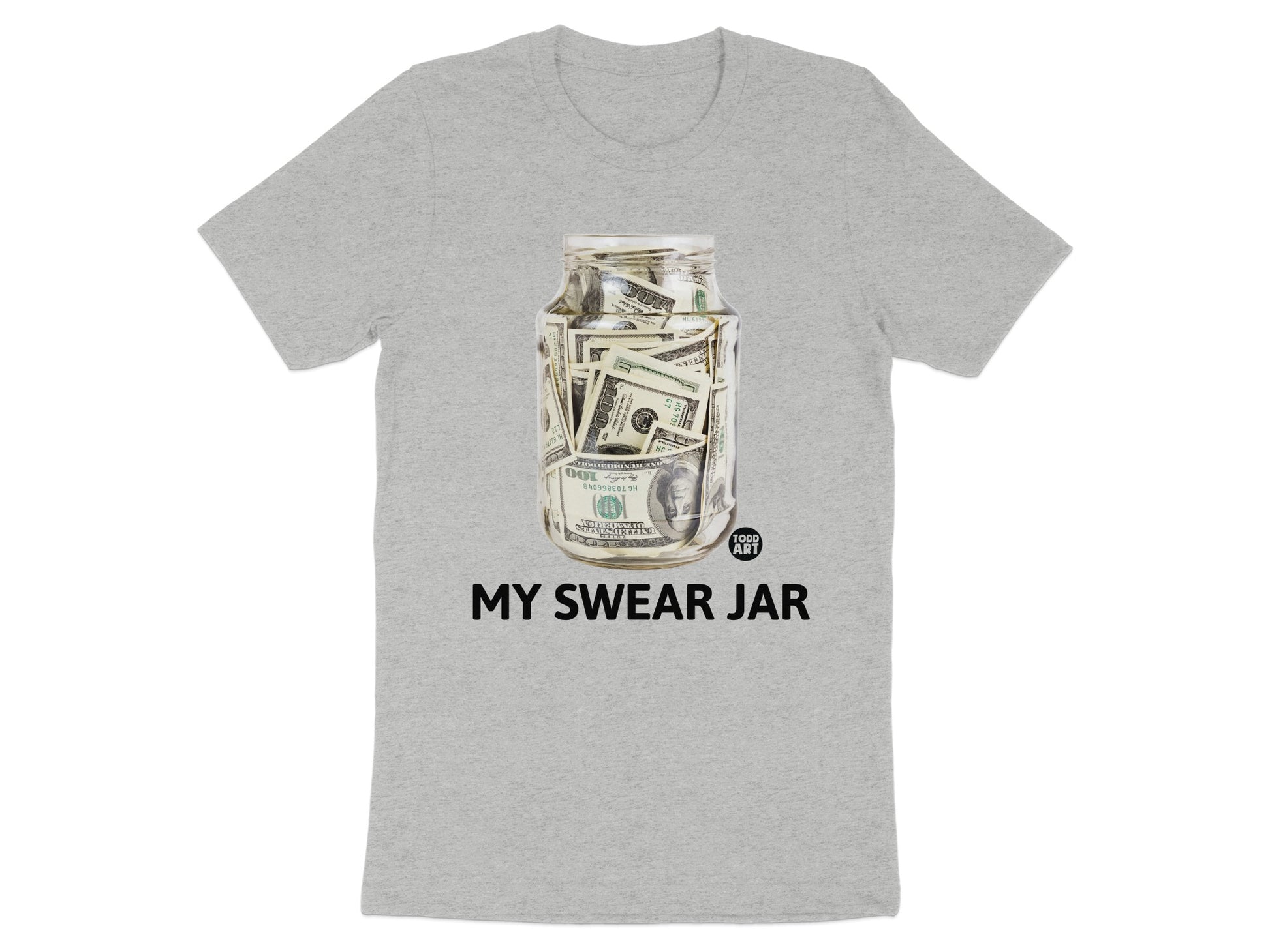 Funny Swear Jar Graphic Print Short Sleeve Shirt product