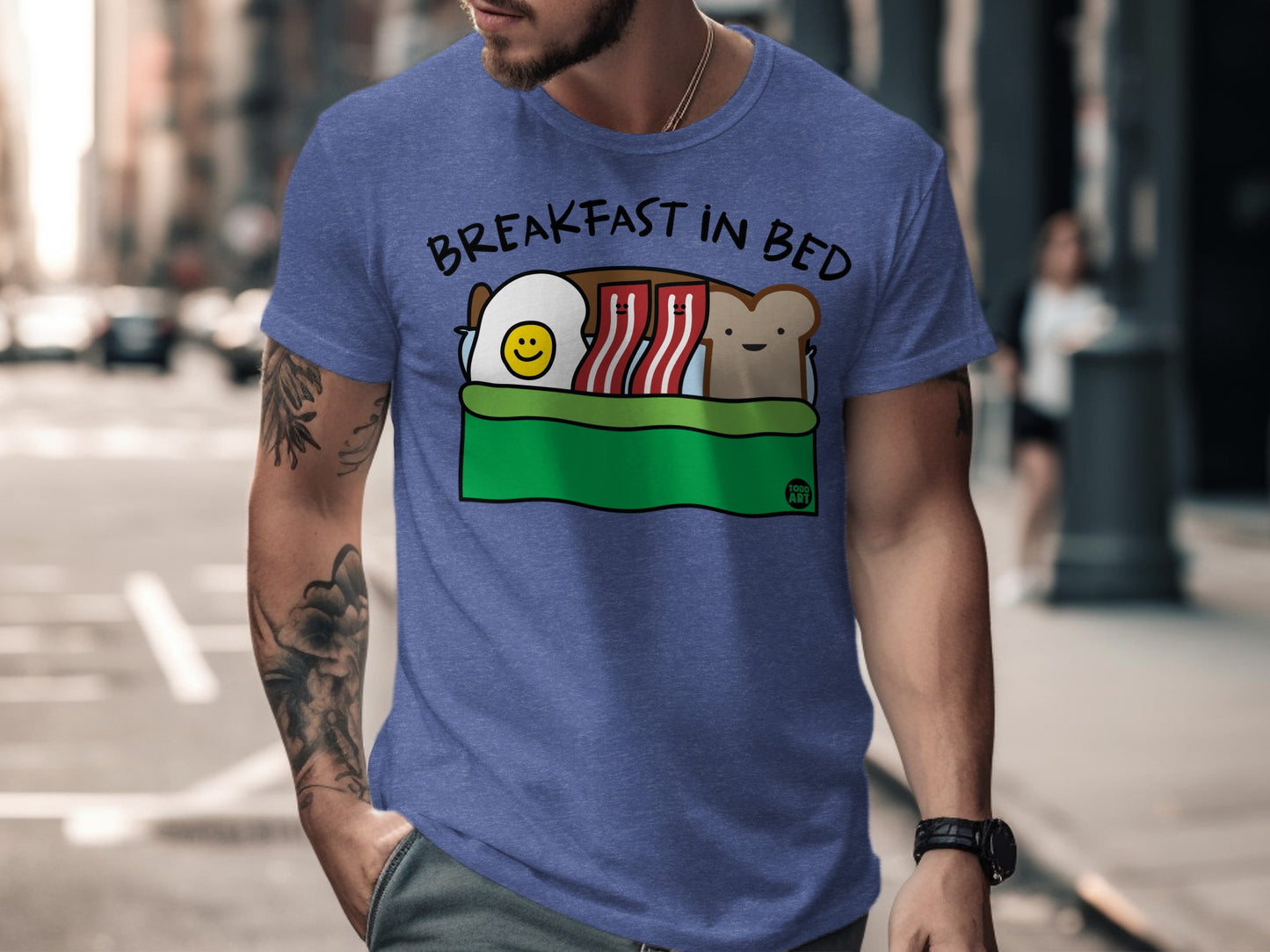 Breakfast in Bed Graphic Tee Shirt product