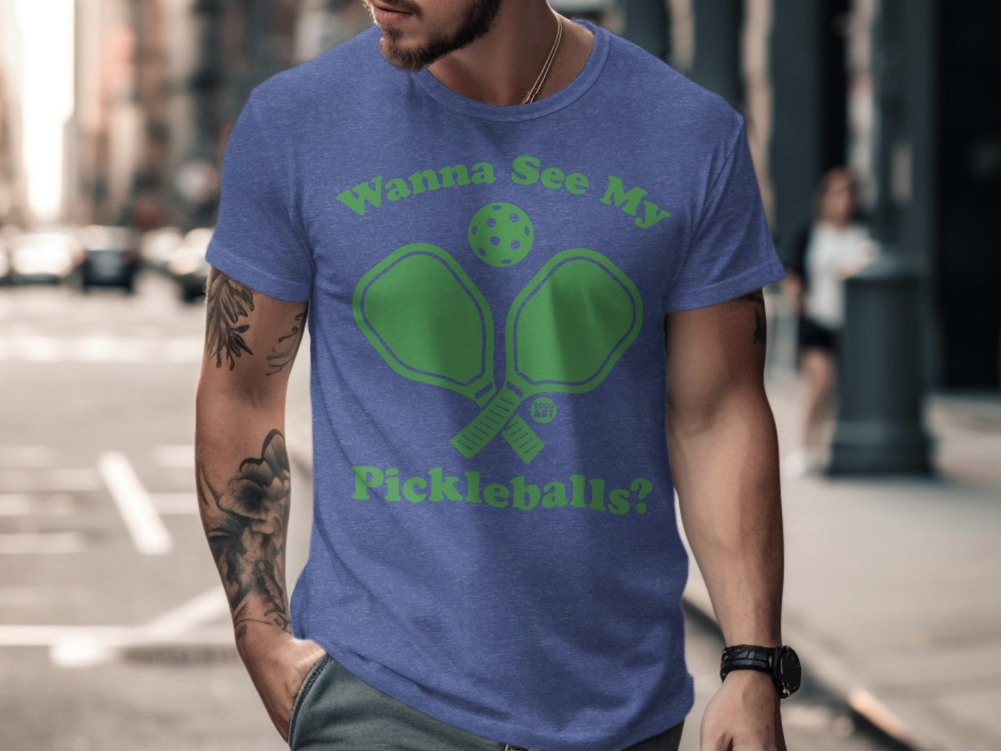 Wanna See My Pickleballs Graphic Tee product