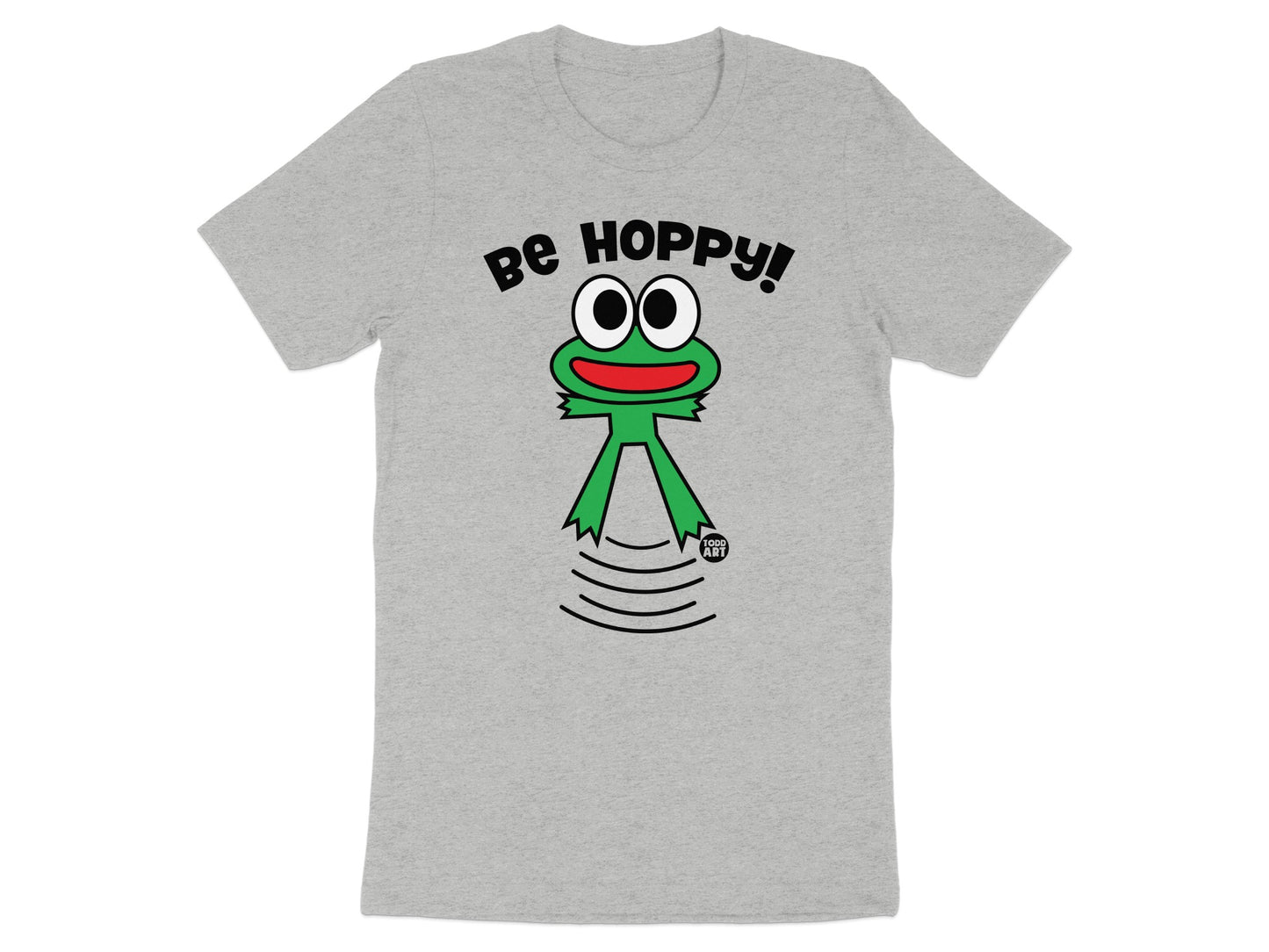 Be Hoppy Frog Cartoon Graphic T-Shirt product