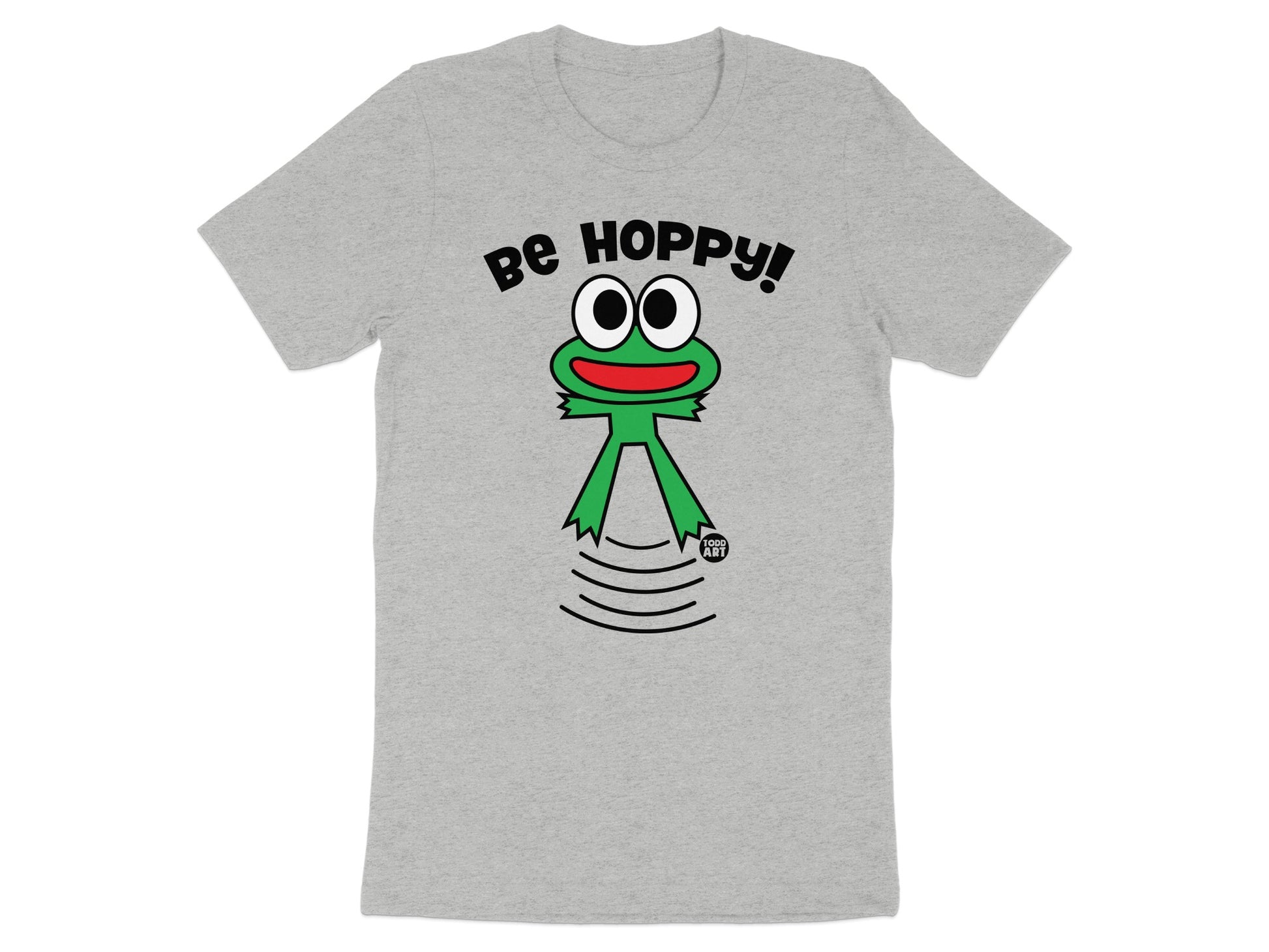 Be Hoppy Frog Cartoon Graphic T-Shirt product