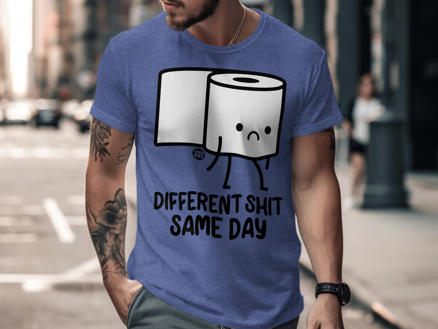 Different Shit Same Day Funny Graphic Tee product
